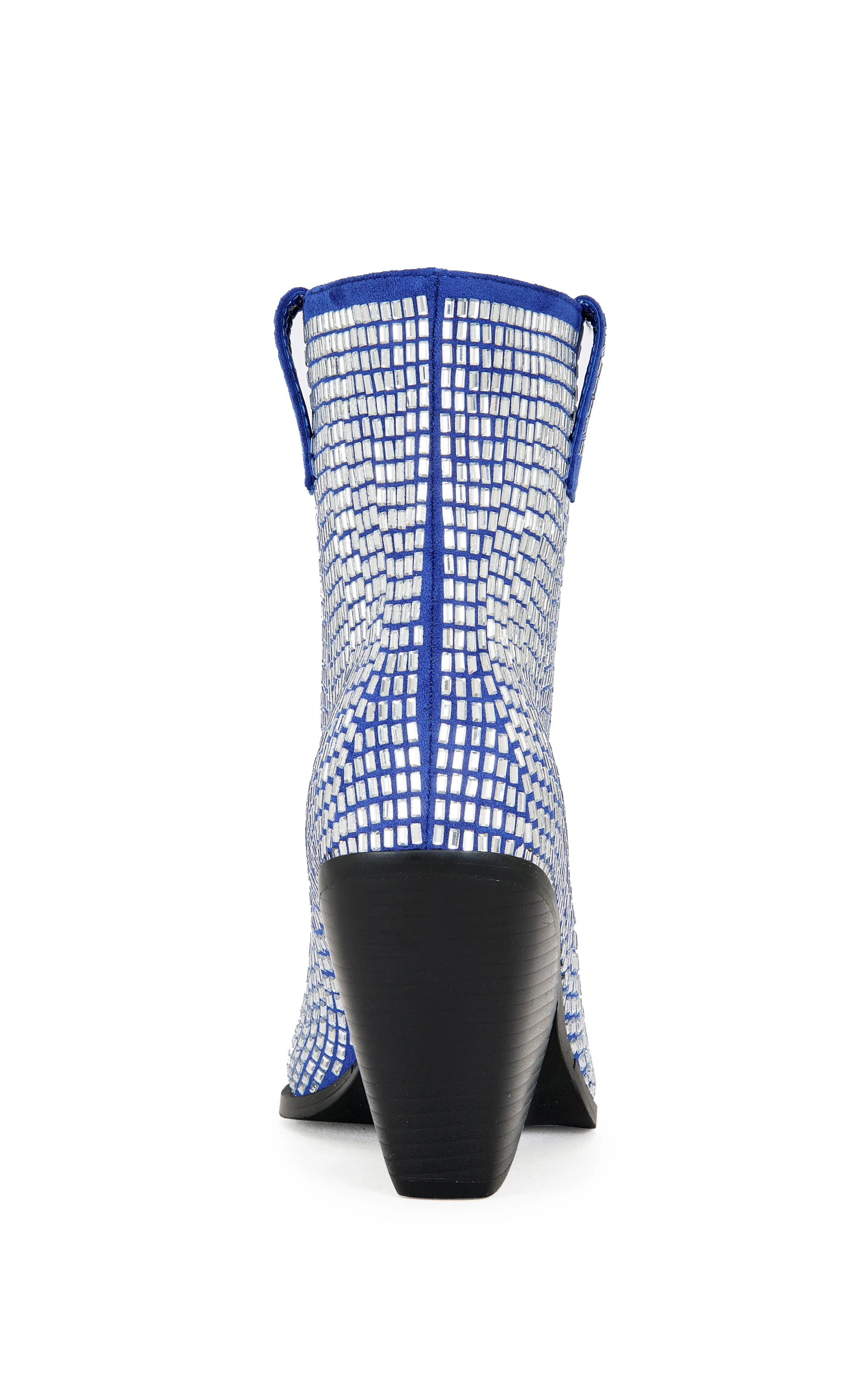LAETITIA-BLUE WESTERN BOOTIE - Image 4