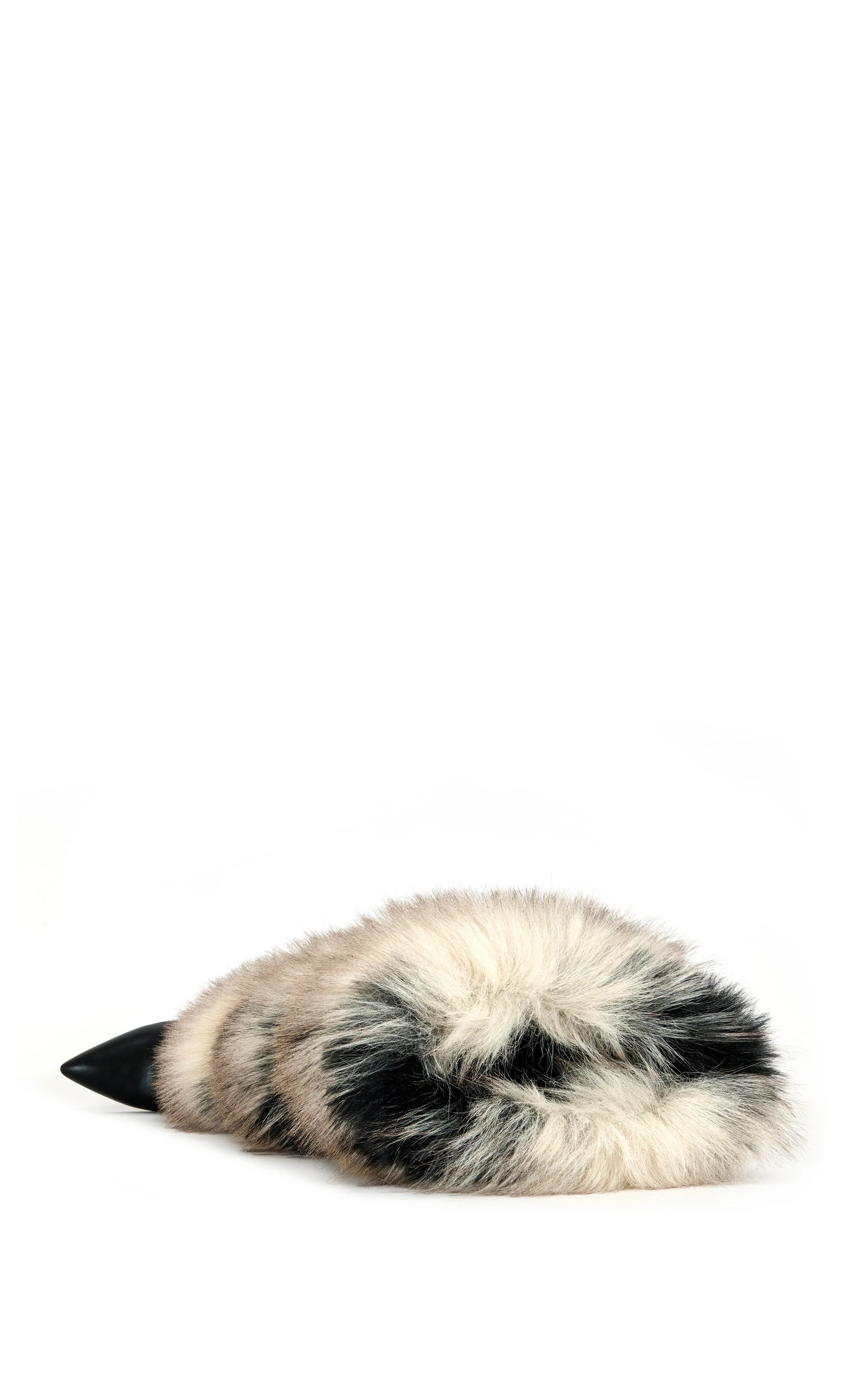 LANGLAU-BROWN MULTI FAUX FUR STILETTO BOOT - Image 6