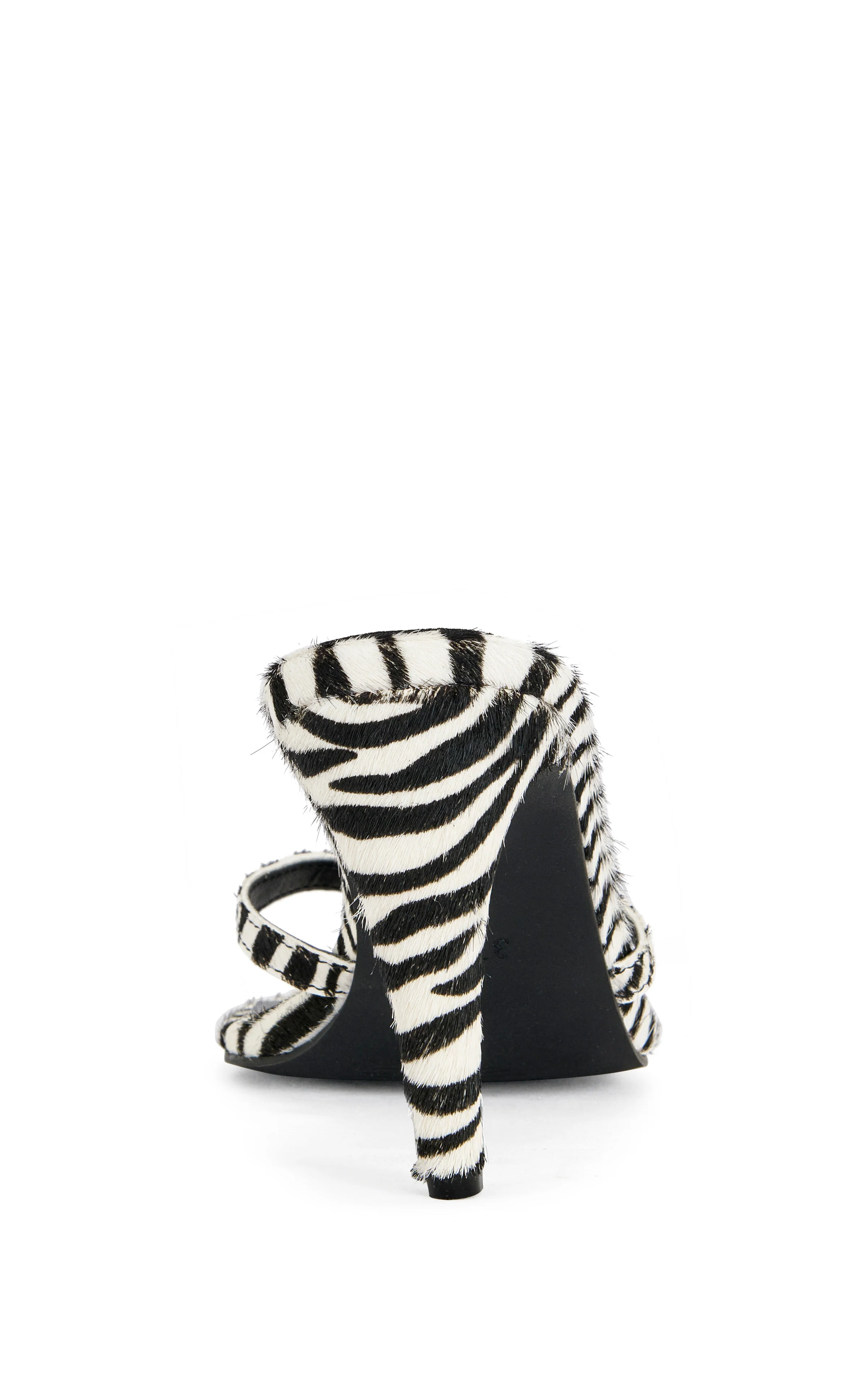 LEWIS-ZEBRA CALF HAIR STILETTO SANDAL - Image 3