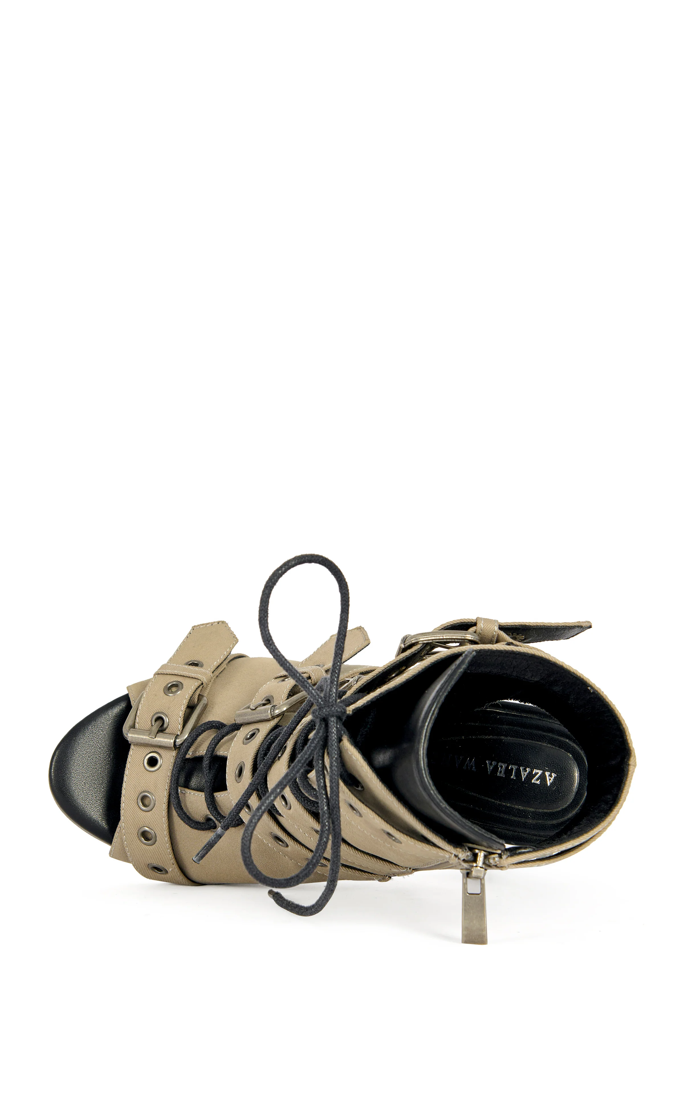 LOOM-TAUPE BLOCK SANDAL BOOTIE - Image 4