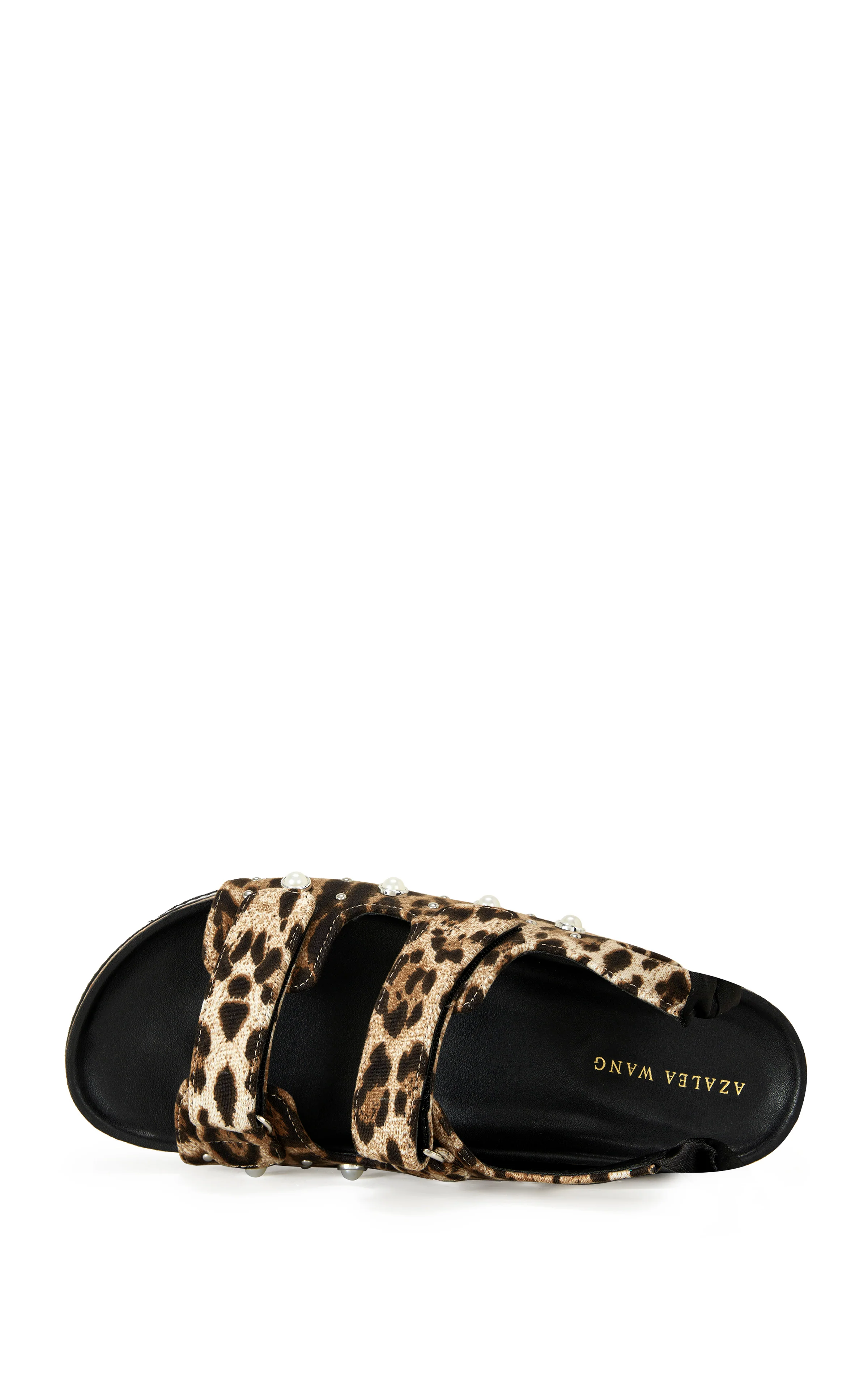 MACKLEY-LEOPARD TIE UP FLATFORM SANDAL - Image 4