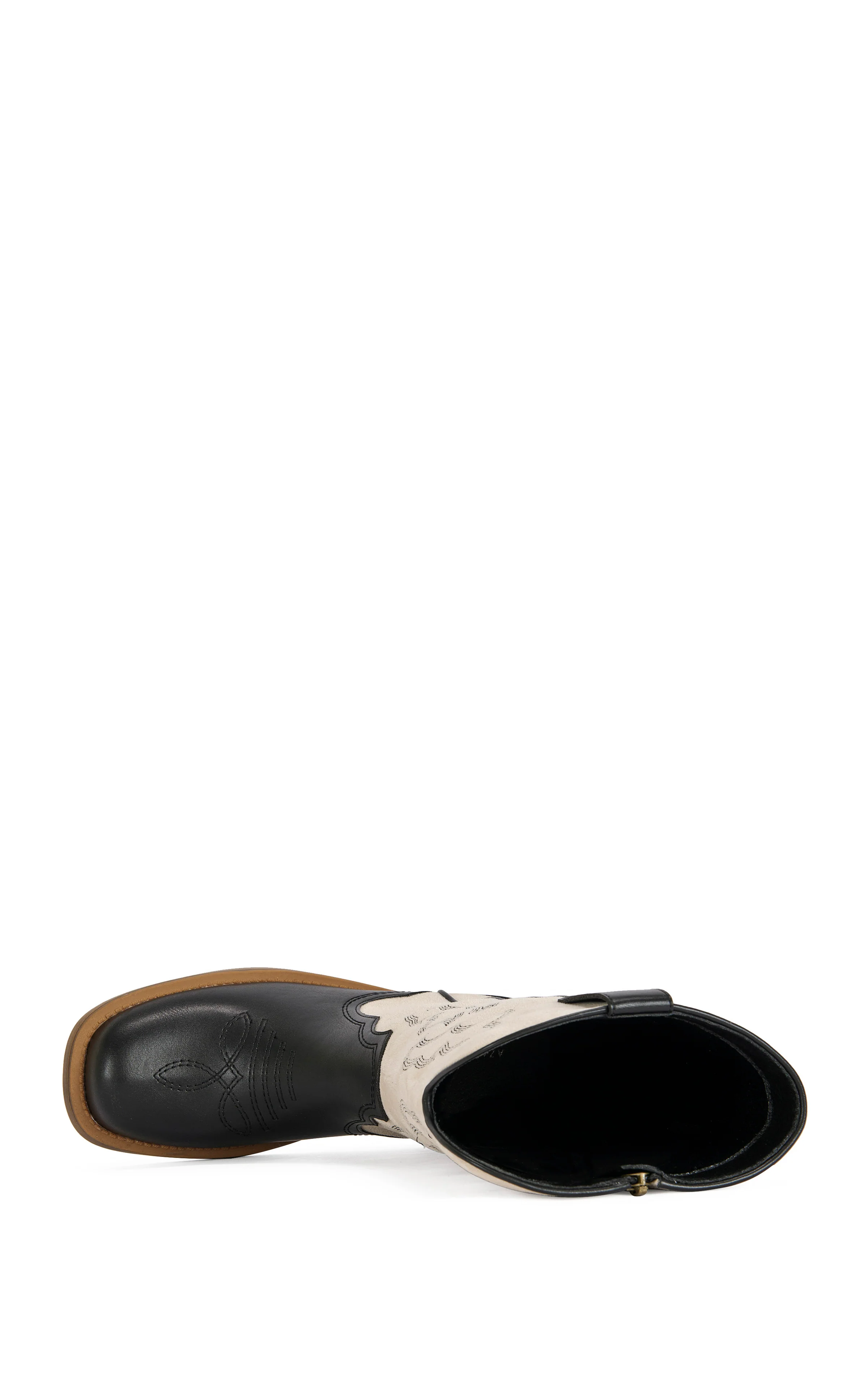 MARIANA-BLACKWHITE WESTERN BOOT - Image 5