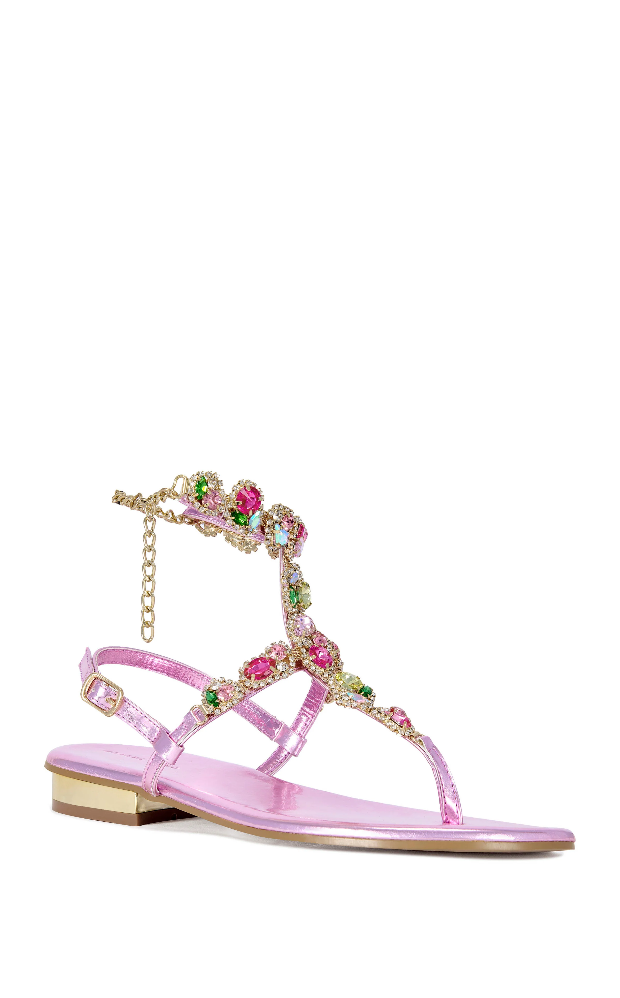 MARINELLA-PINK FLAT SANDAL - Image 2
