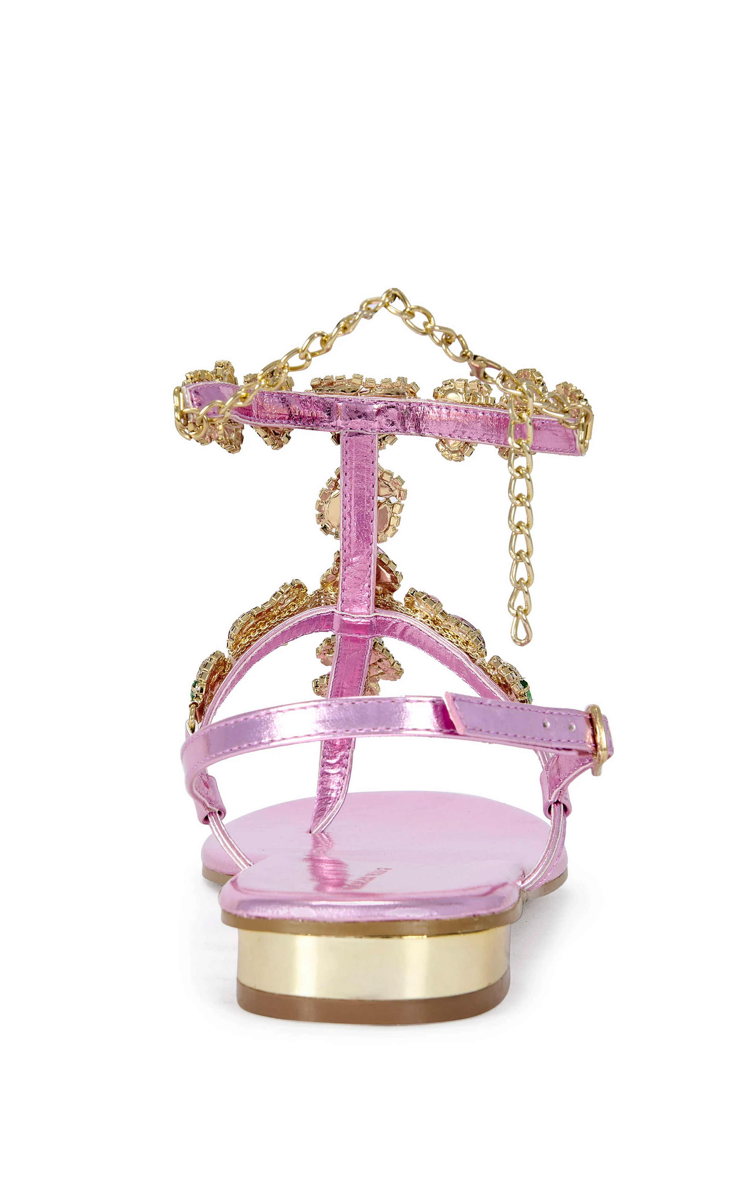MARINELLA-PINK FLAT SANDAL - Image 3