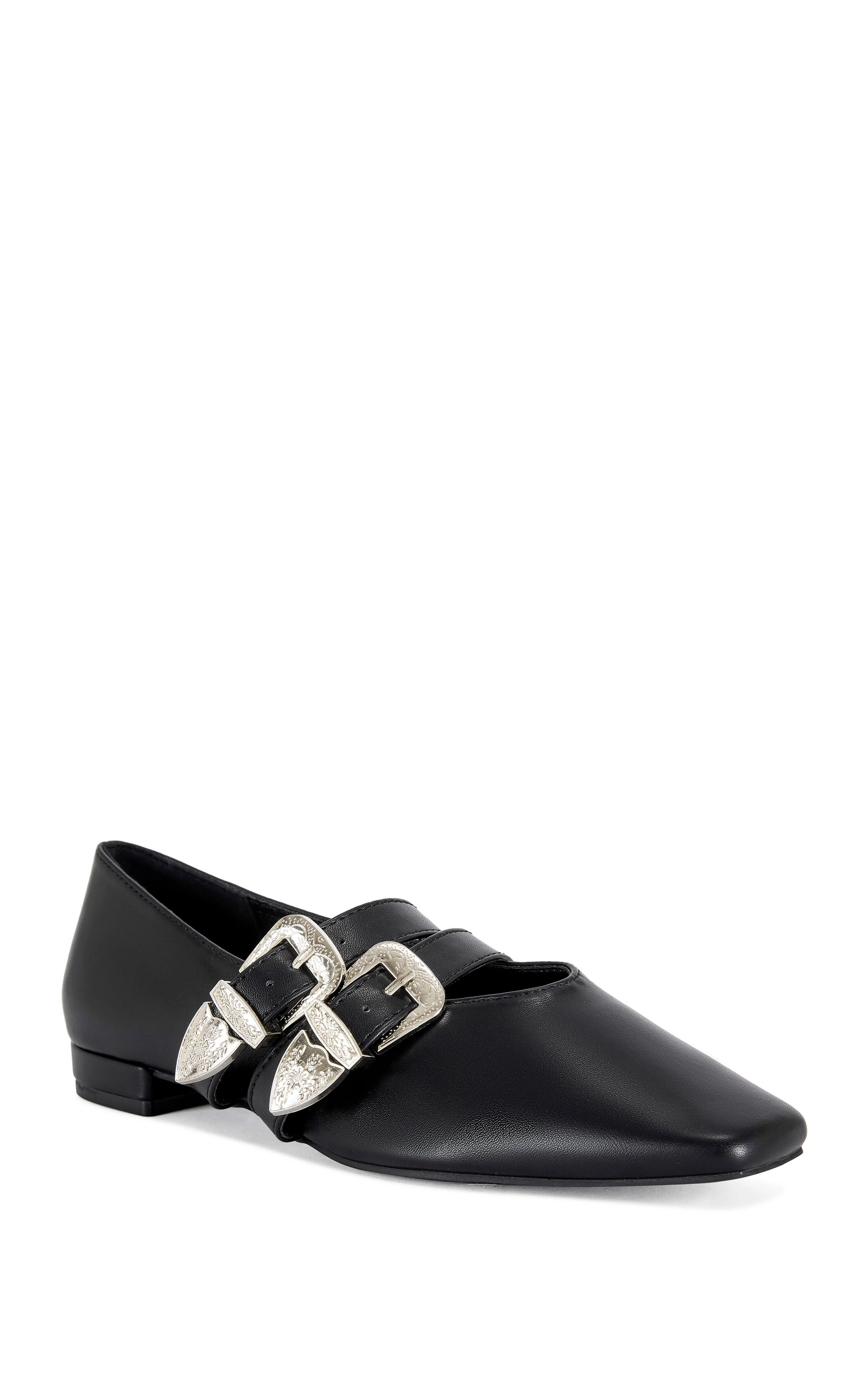 MARIUS-BLACK WESTERN BALLET FLAT - Image 2
