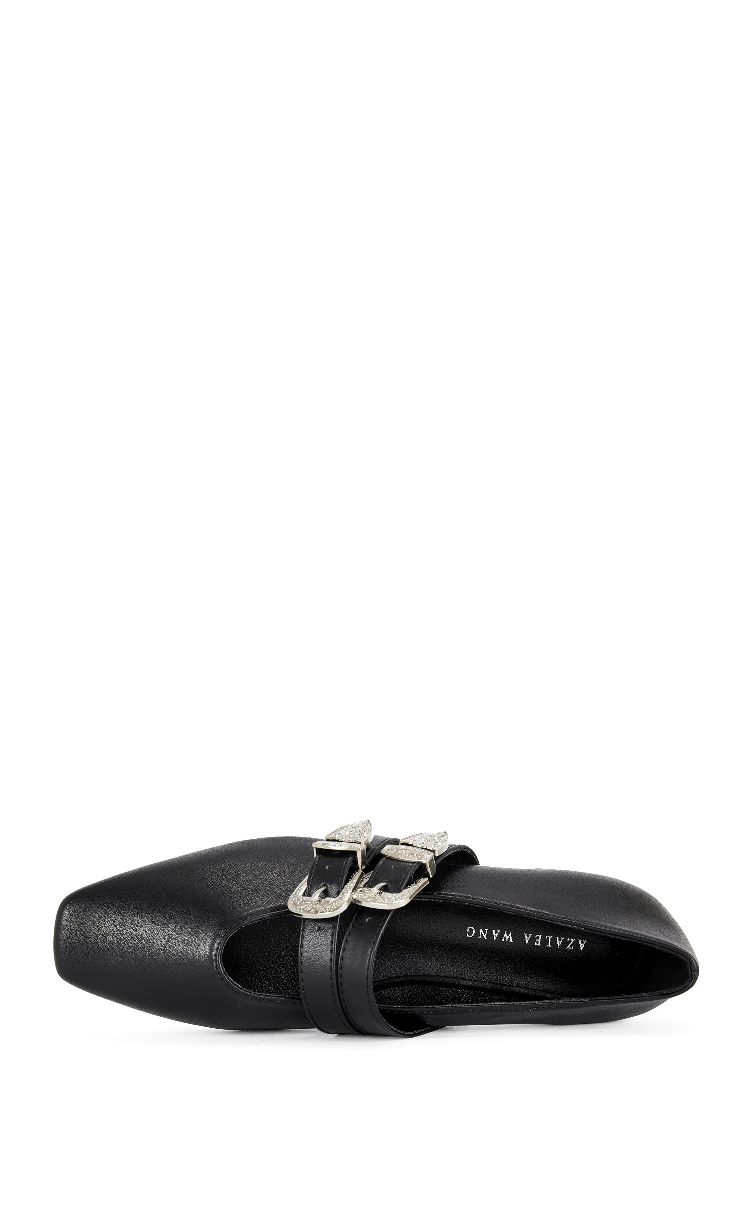MARIUS-BLACK WESTERN BALLET FLAT - Image 4