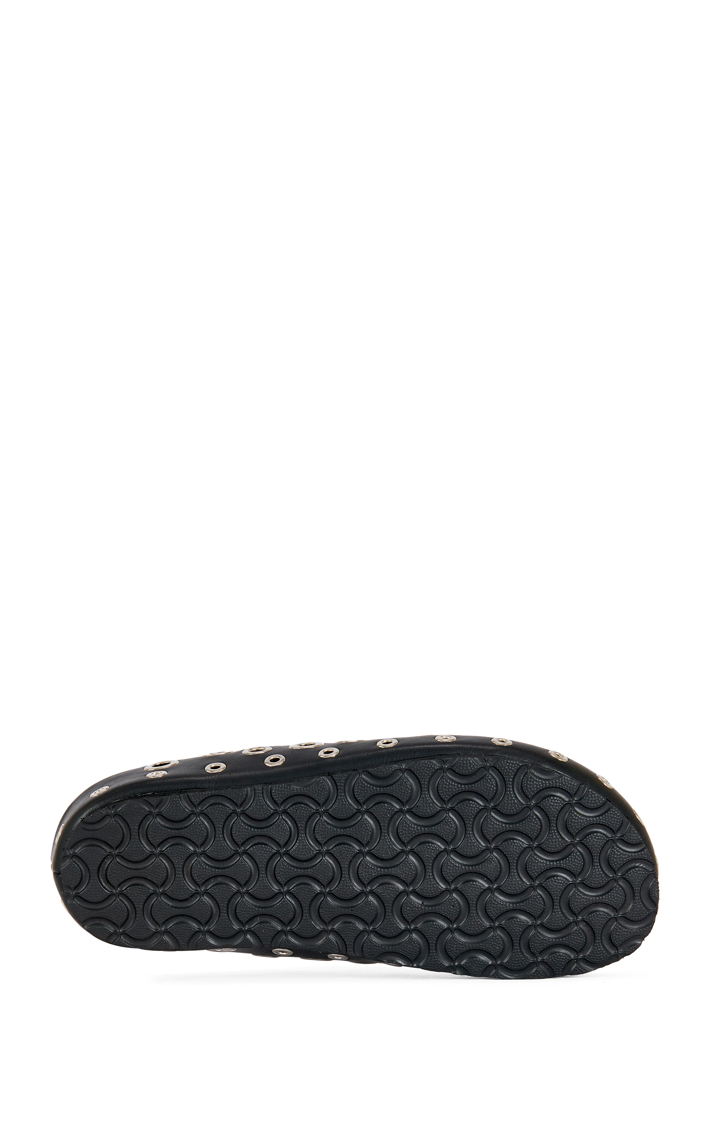 MARSHA-BLACK GROMMET FLAT MULE - Image 5