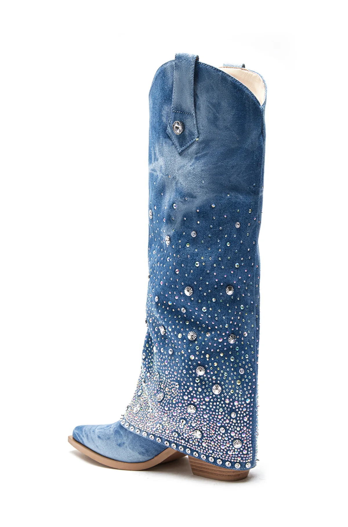 MELLOW-DENIM WESTERN BOOT - Image 3
