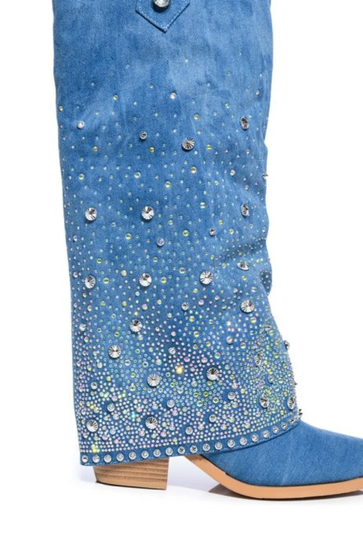 MELLOW-DENIM WESTERN BOOT - Image 4