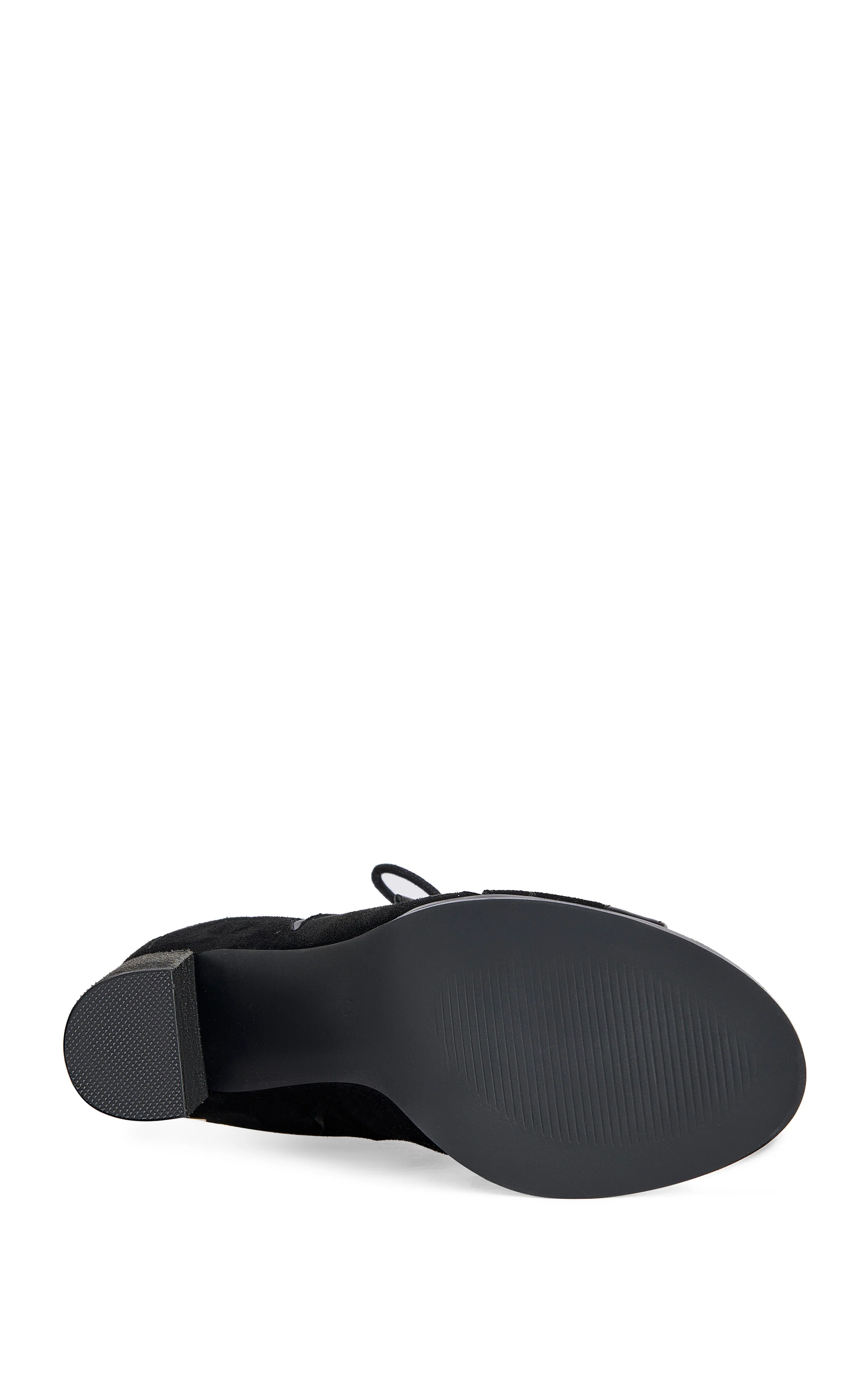 MIRONA-BLACK WESTERN PEEP-TOE BOOTIE - Image 5