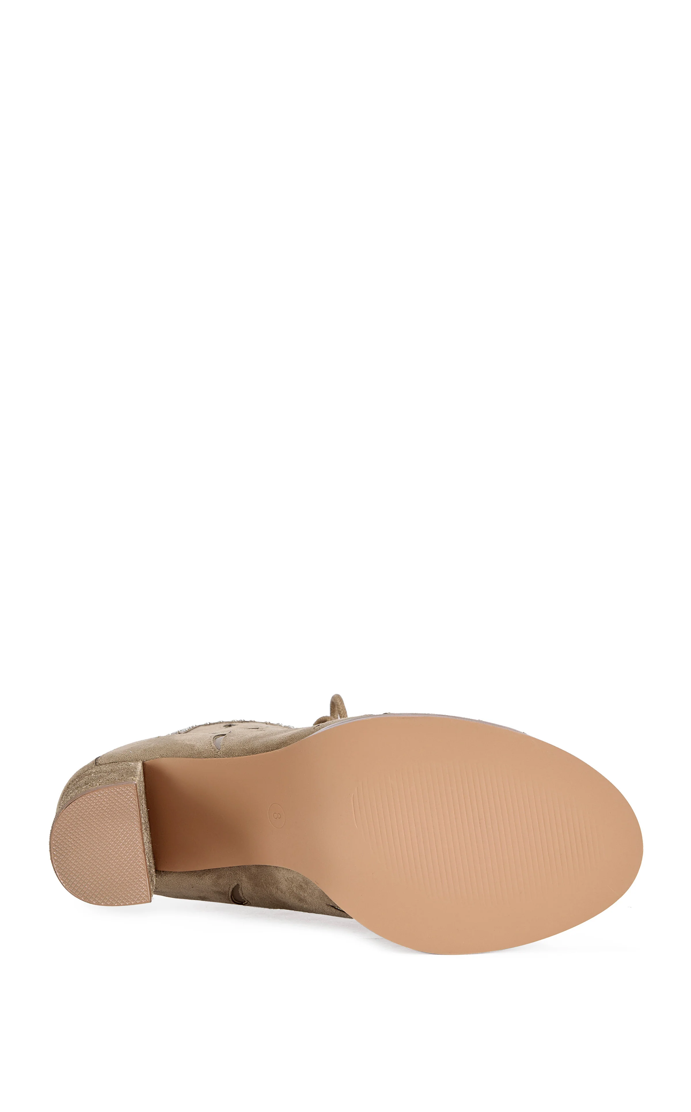 MIRONA-BROWN WESTERN PEEP-TOE BOOTIE - Image 6