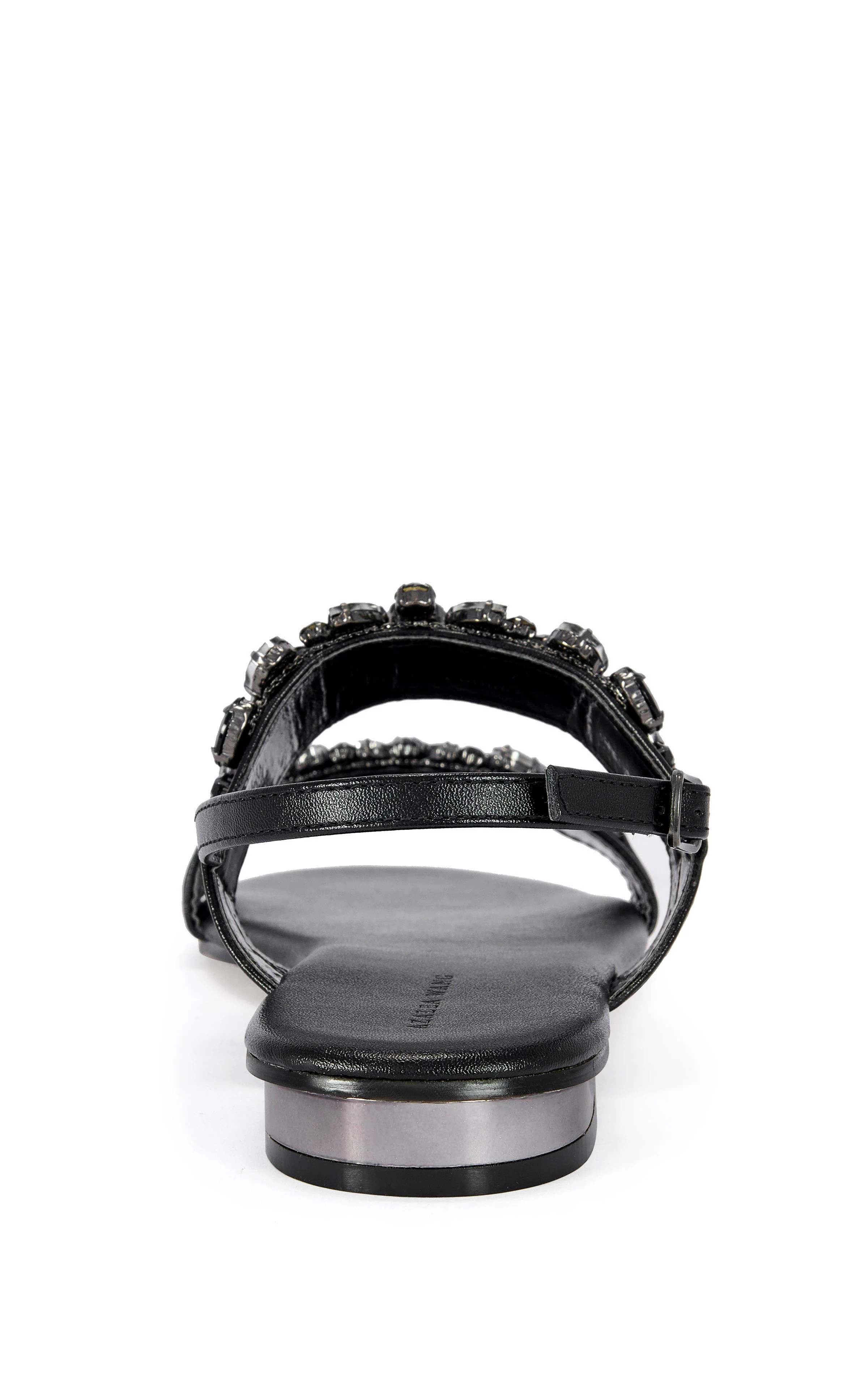 MOSELLE-BLACK FLAT SANDAL - Image 3