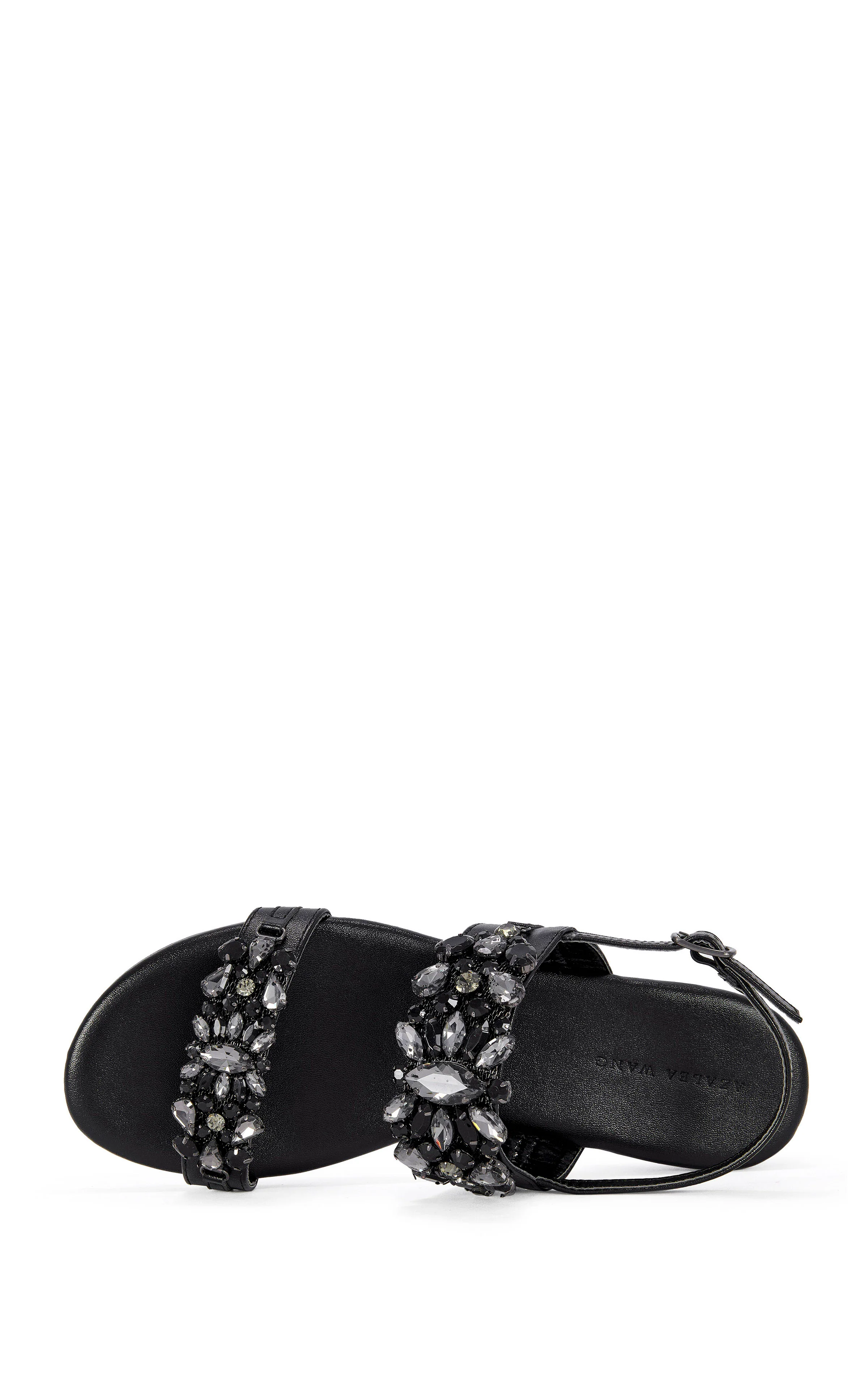 MOSELLE-BLACK FLAT SANDAL - Image 4