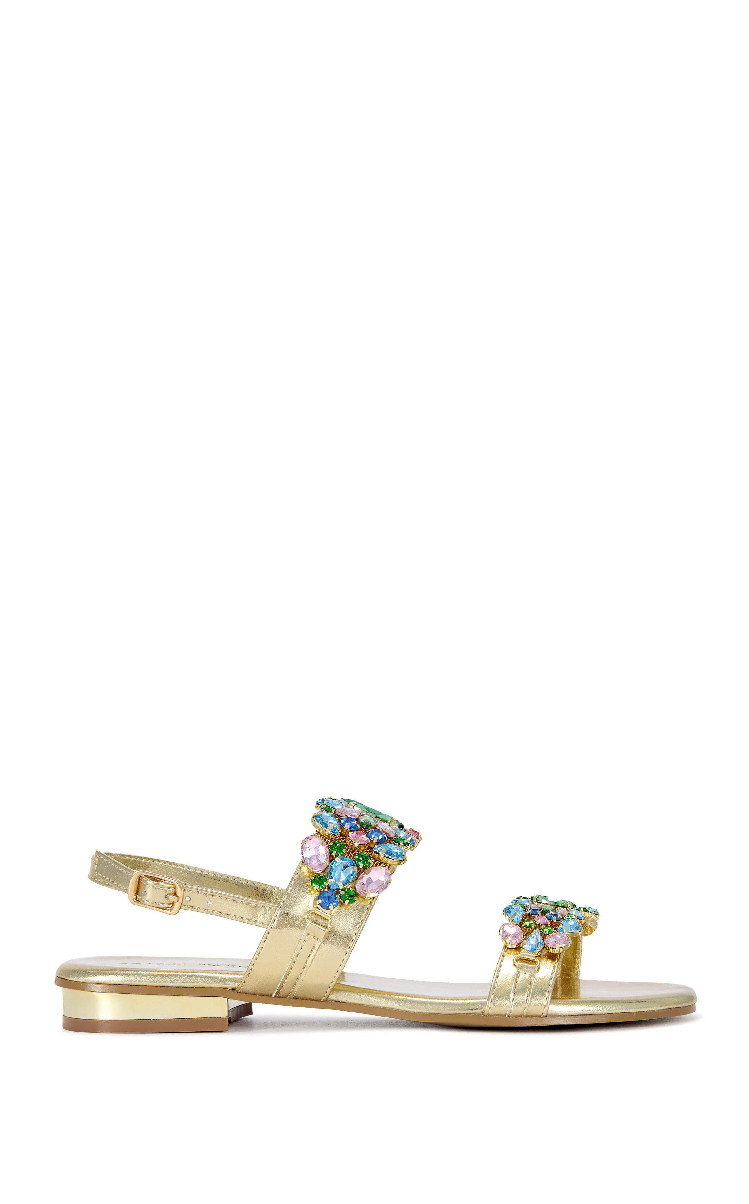 MOSELLE-GOLDMULTI FLAT SANDAL