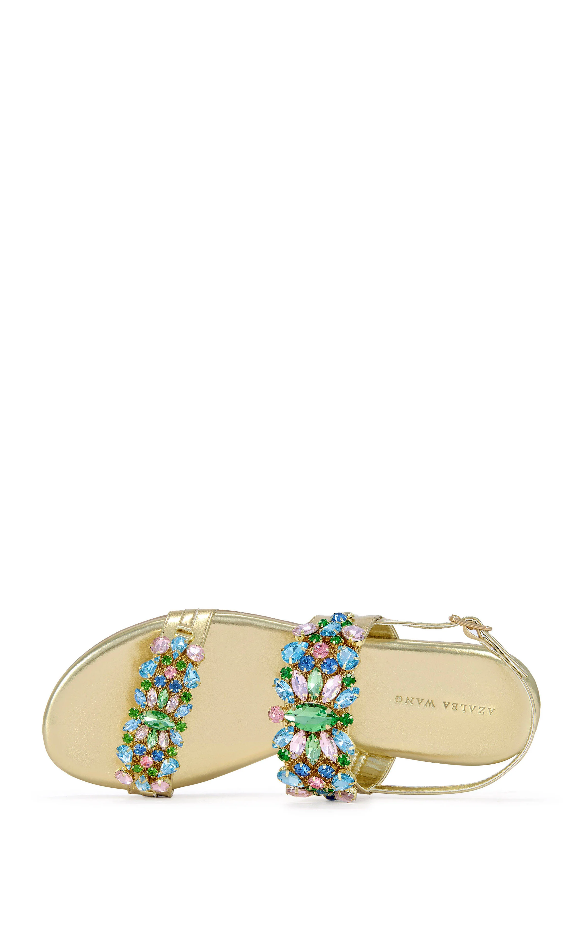 MOSELLE-GOLDMULTI FLAT SANDAL - Image 4