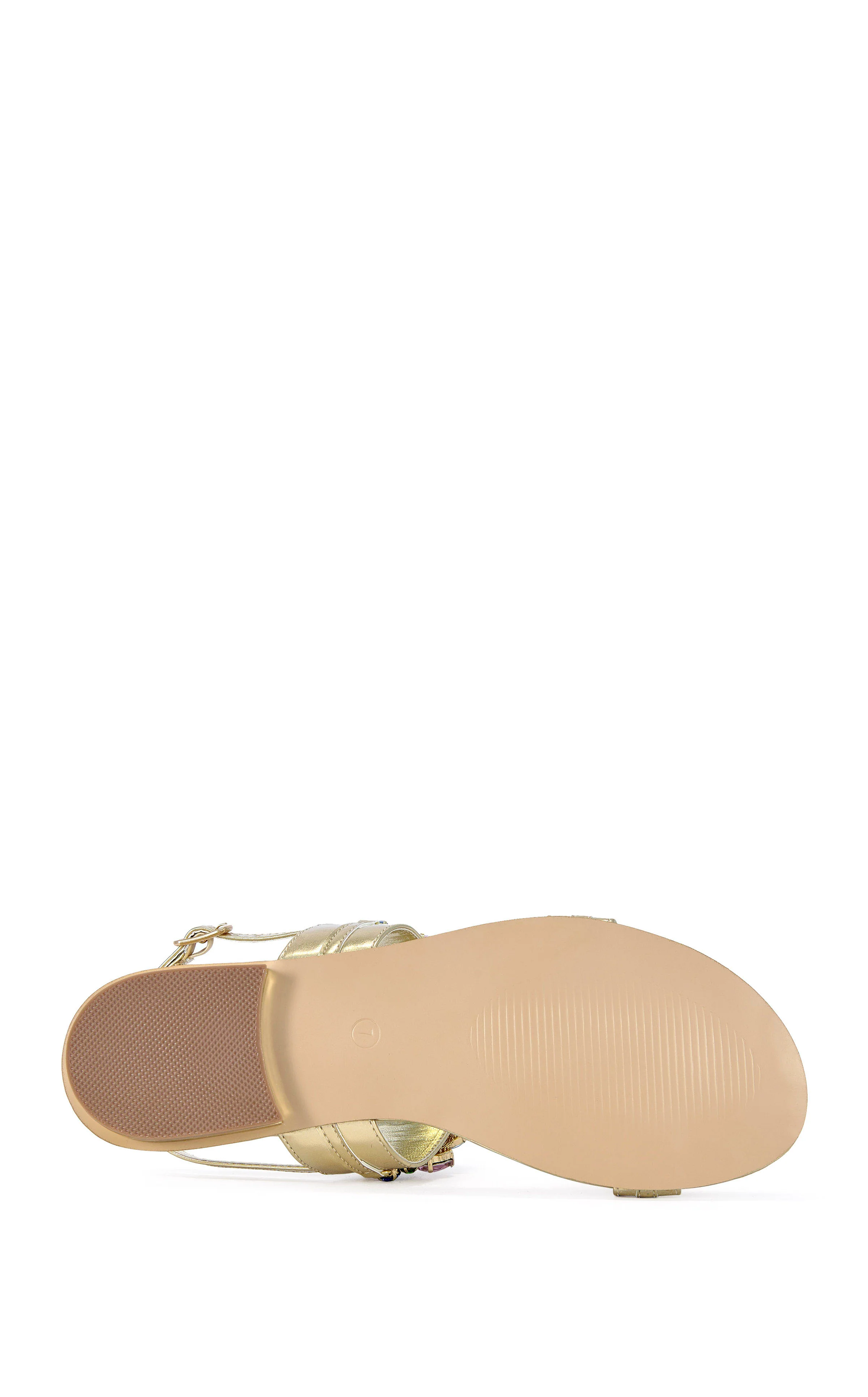 MOSELLE-GOLDMULTI FLAT SANDAL - Image 5