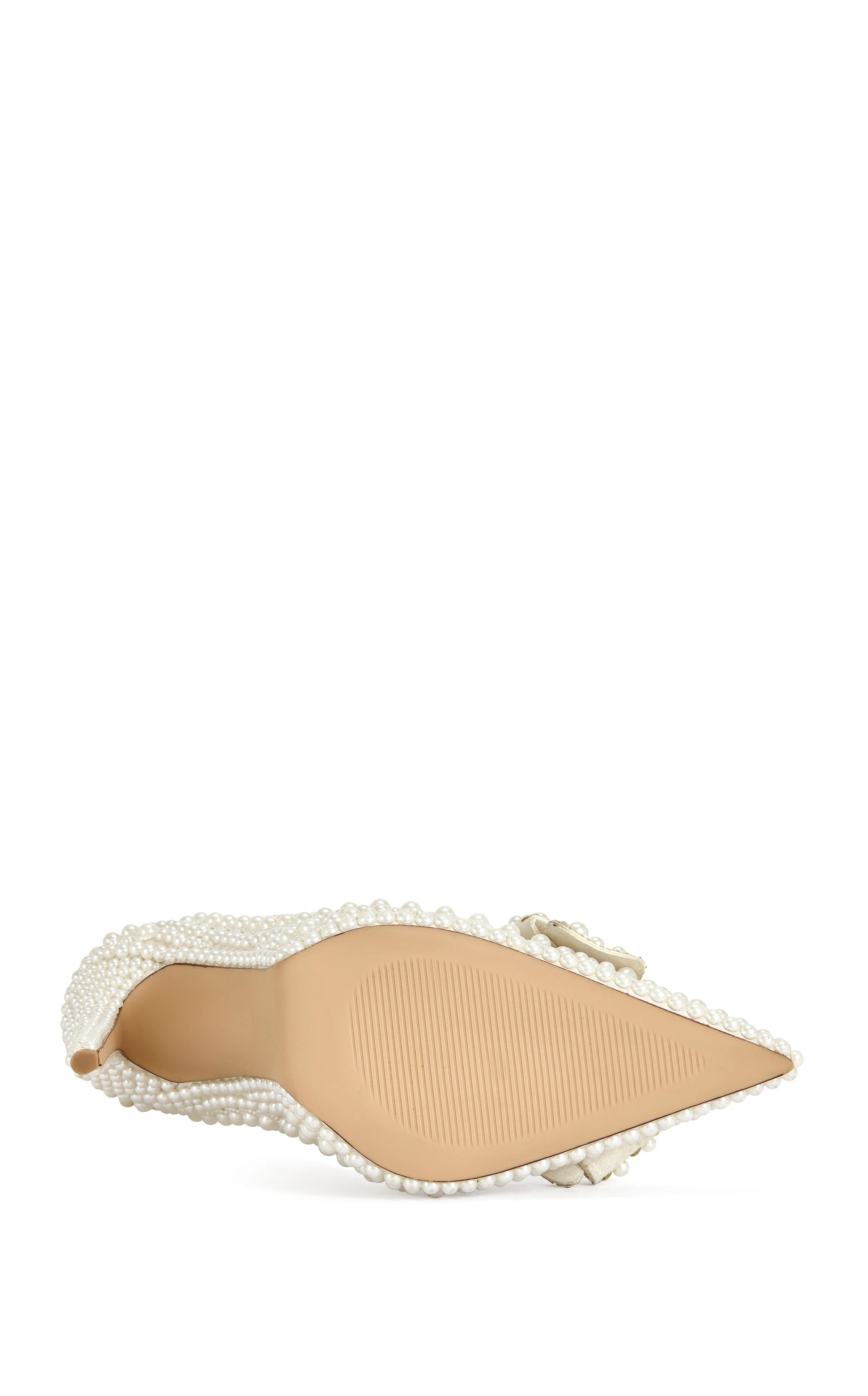 NAAMAH-WHITE PEARL STILETTO PUMP - Image 6