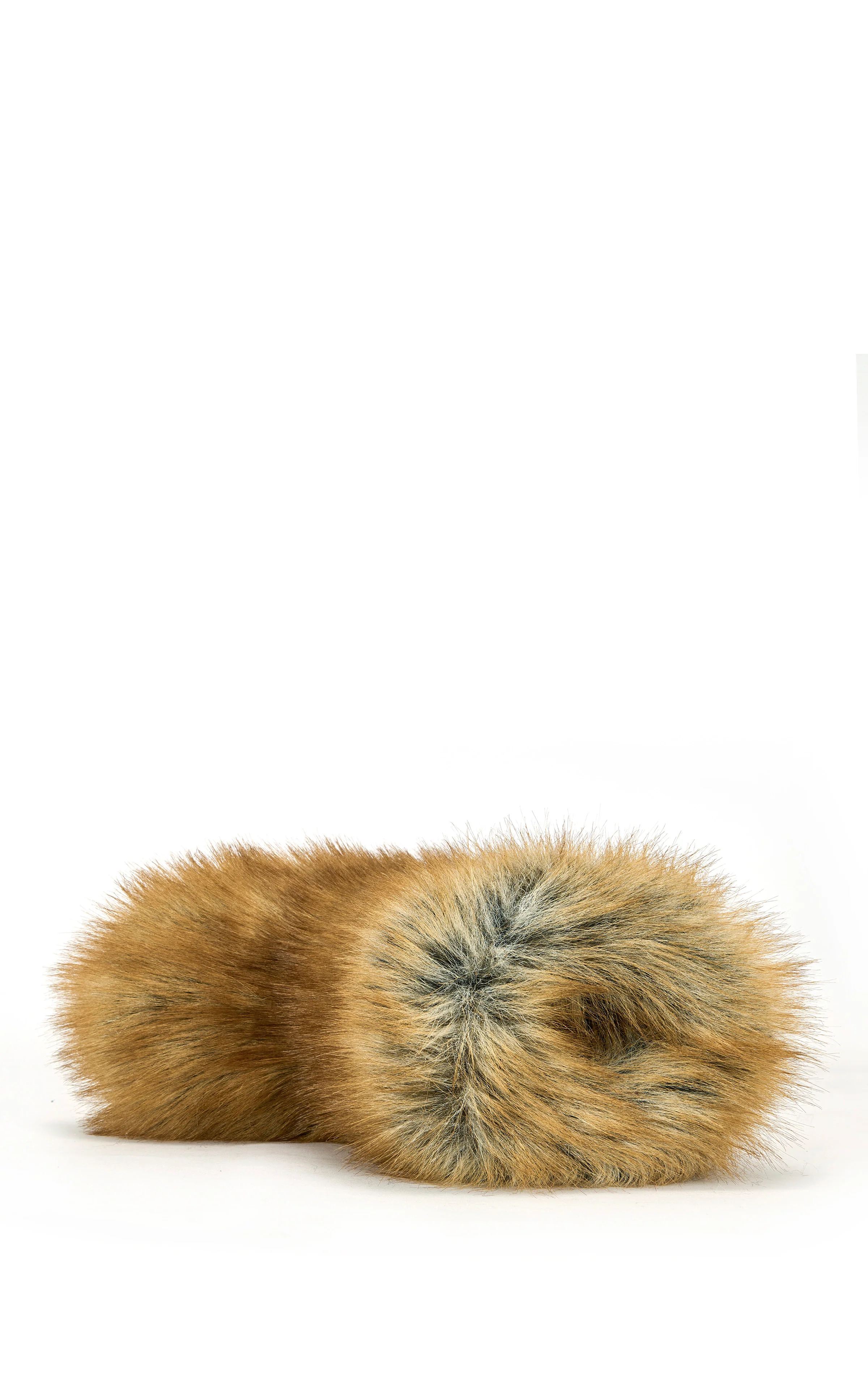 NADIANNA-TAN FAUX RED FOX FUR BOOTIE - Image 5