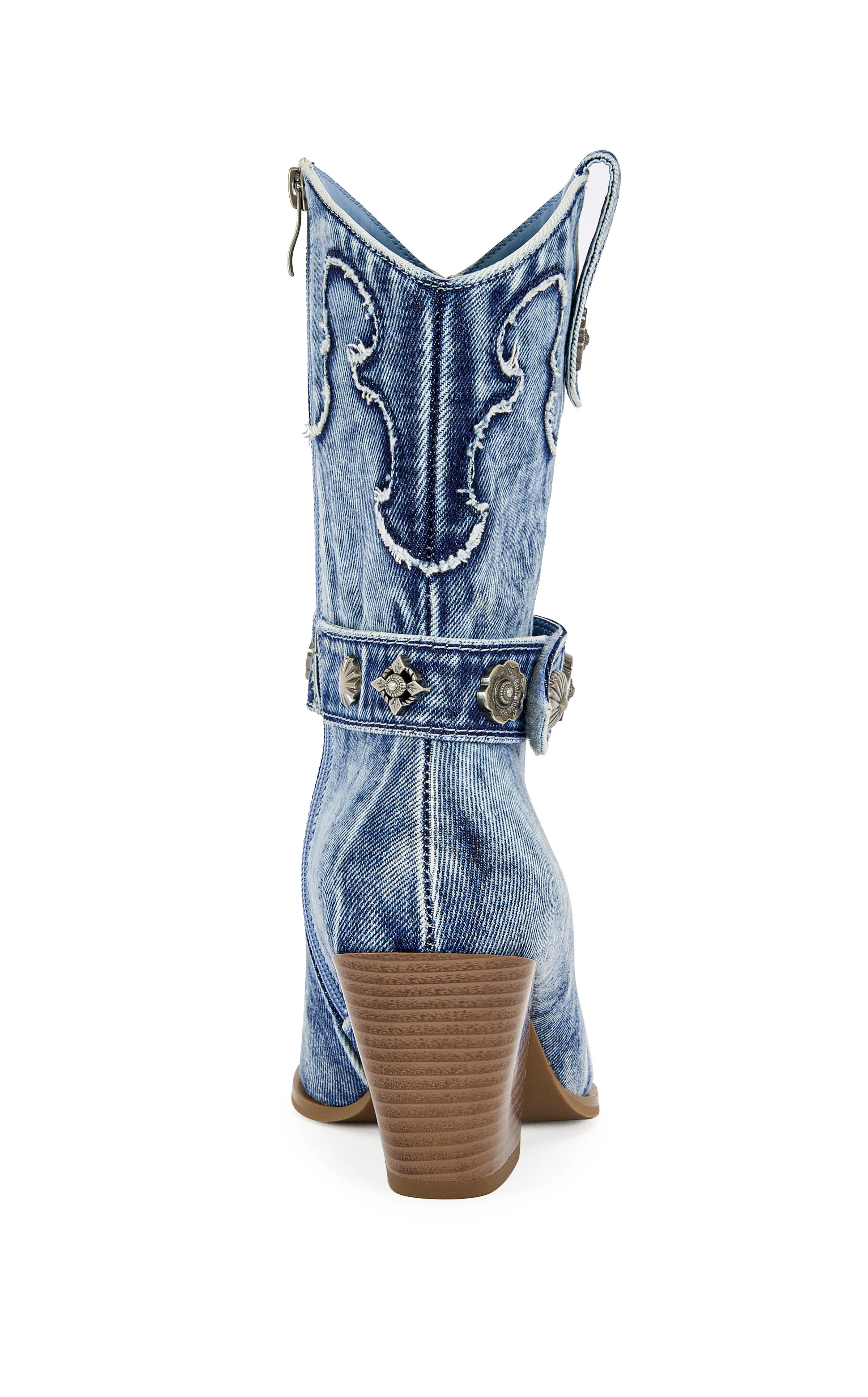 NEITH-DENIM WESTERN BOOTIE - Image 3
