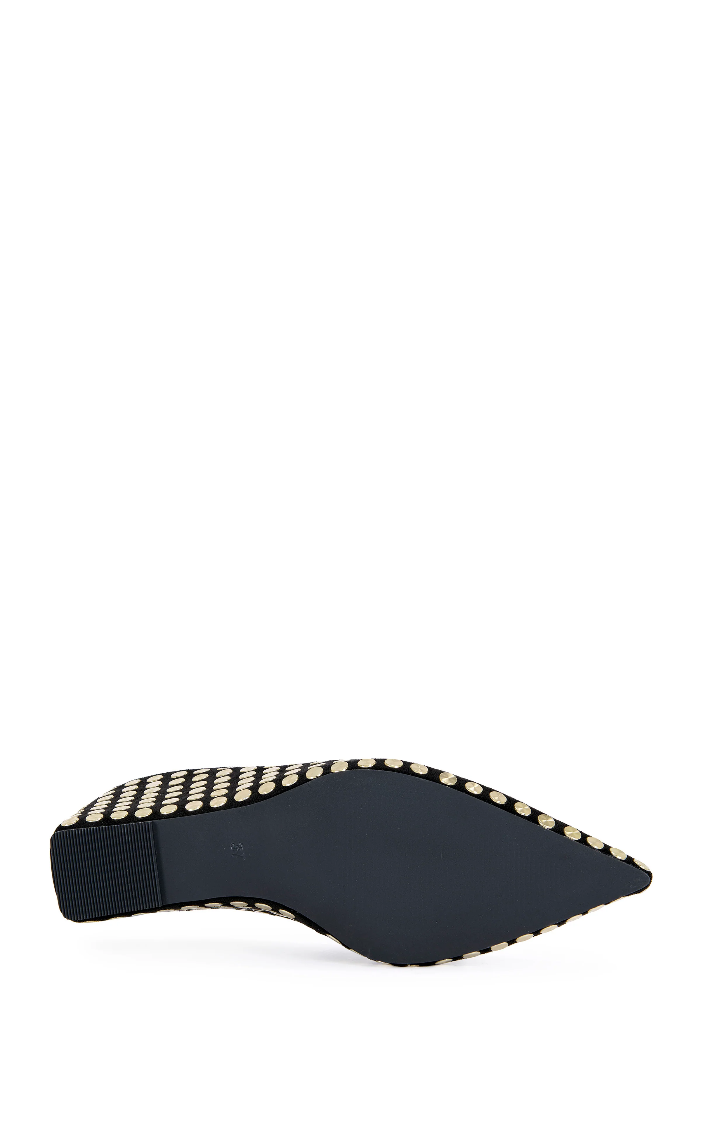 NEIZA-BLACK STUDDED WEDGE PUMP - Image 6