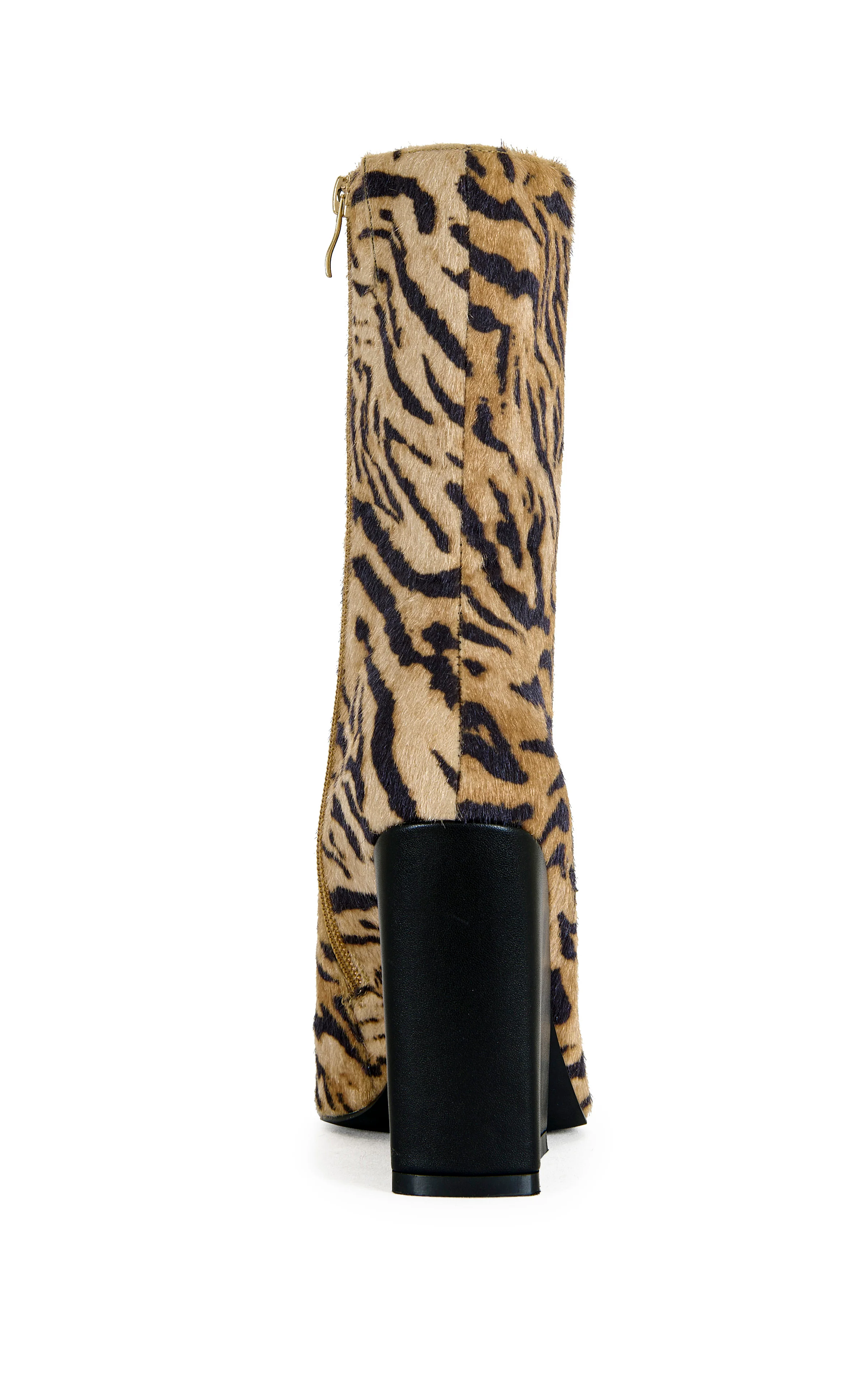 NOTEBOOK-TIGER BLOCK HEELED BOOTIE - Image 3