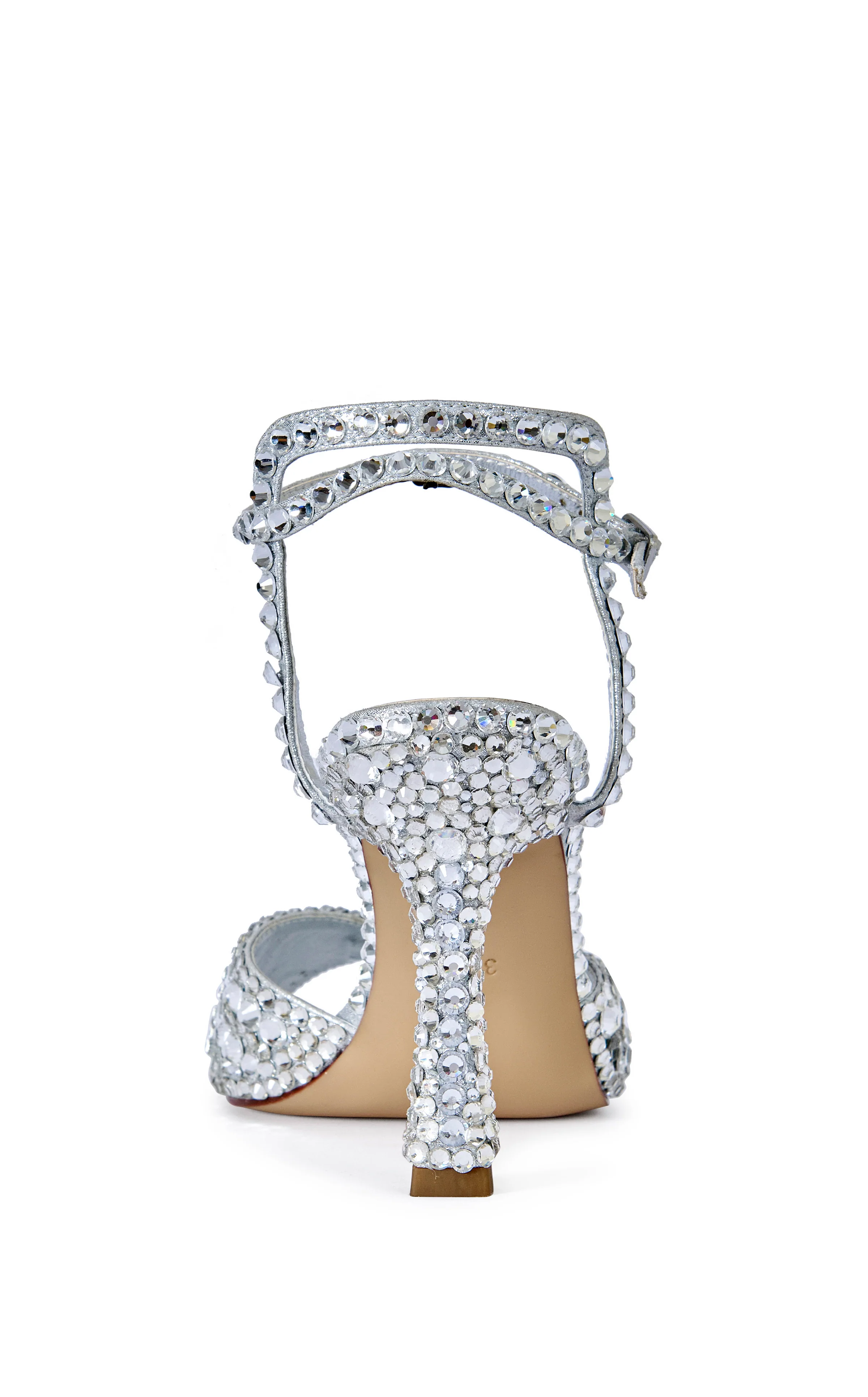 ODILIE-SILVER RHINESTONE STILETTO SANDAL - Image 3