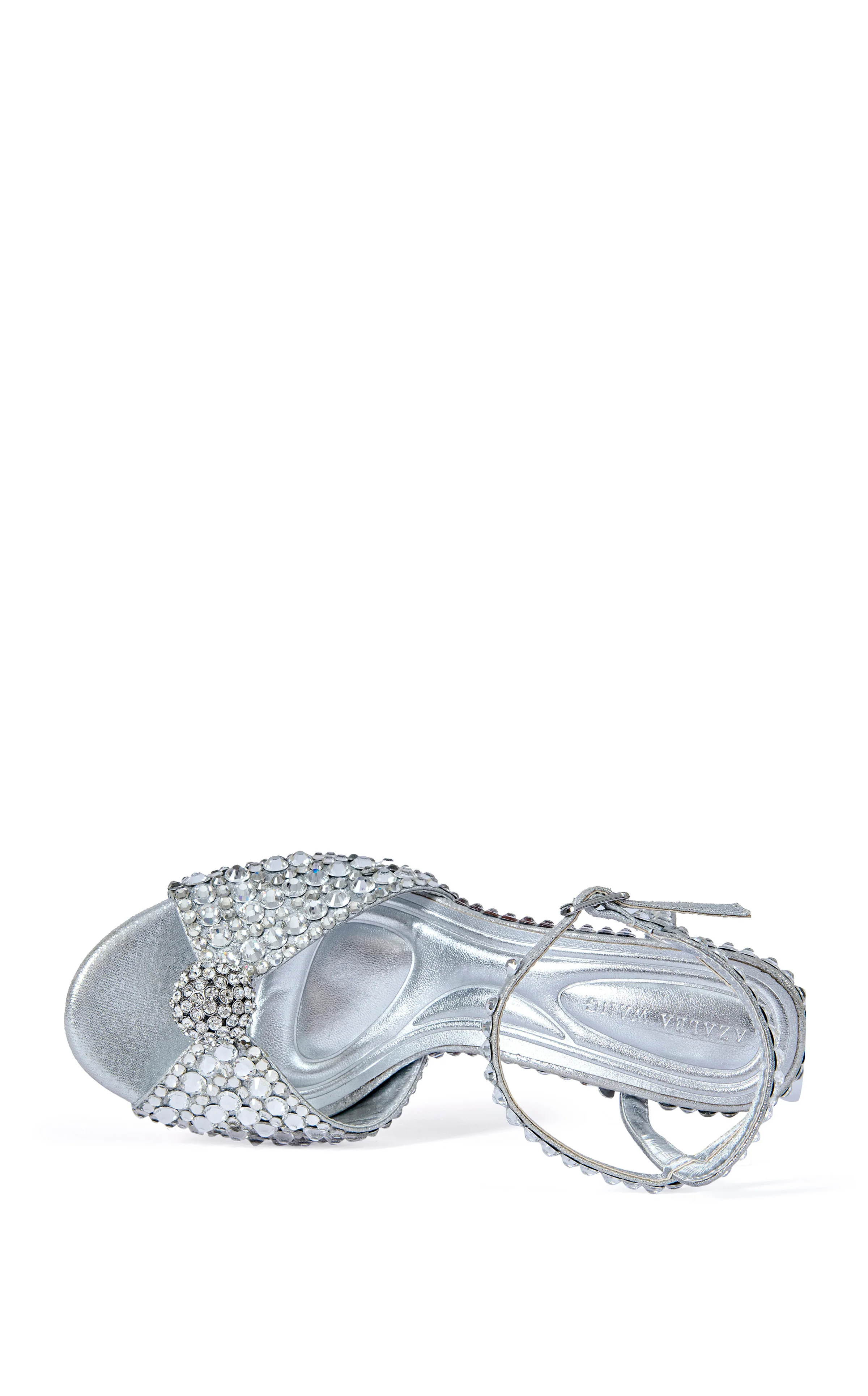 ODILIE-SILVER RHINESTONE STILETTO SANDAL - Image 4