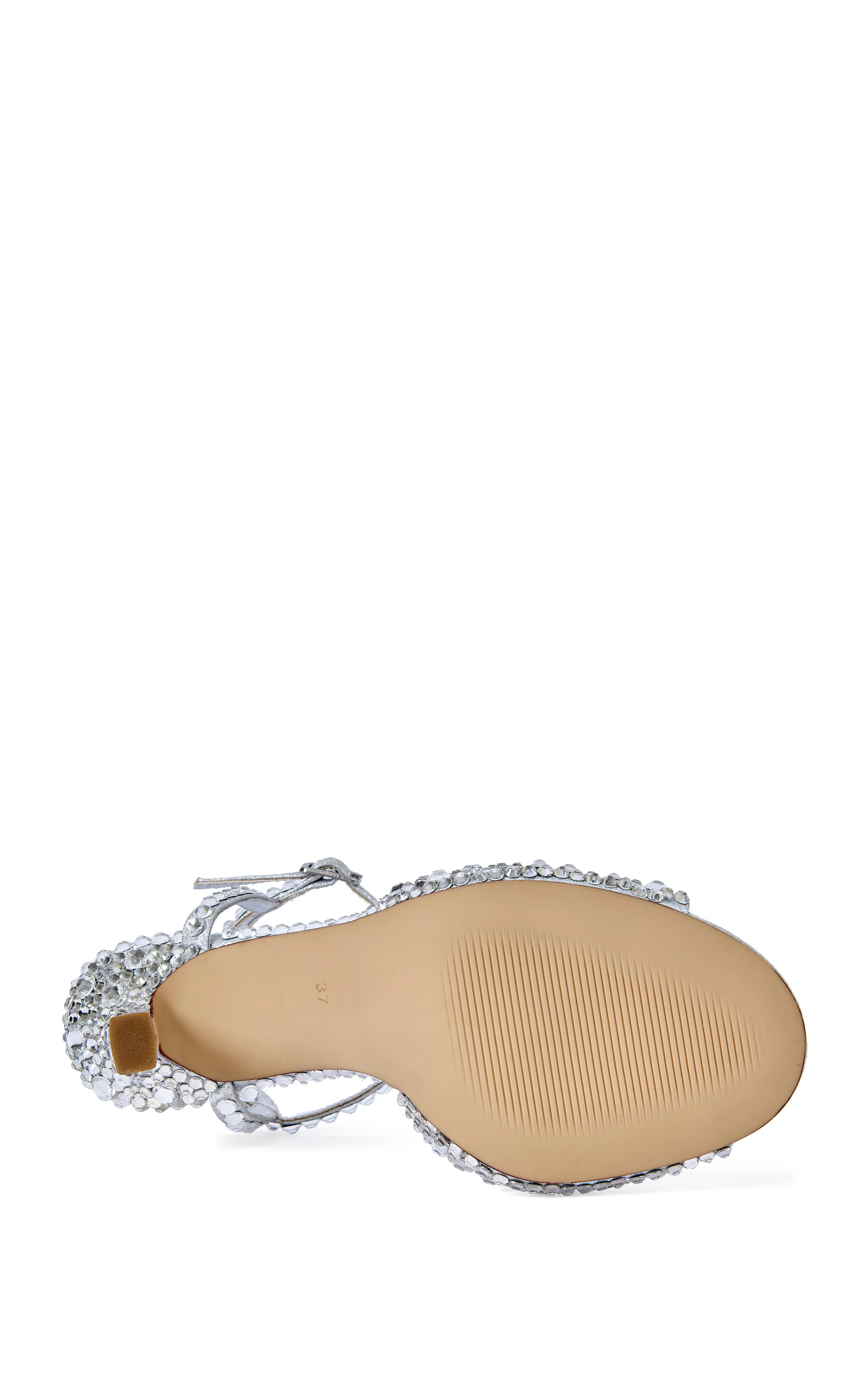 ODILIE-SILVER RHINESTONE STILETTO SANDAL - Image 5