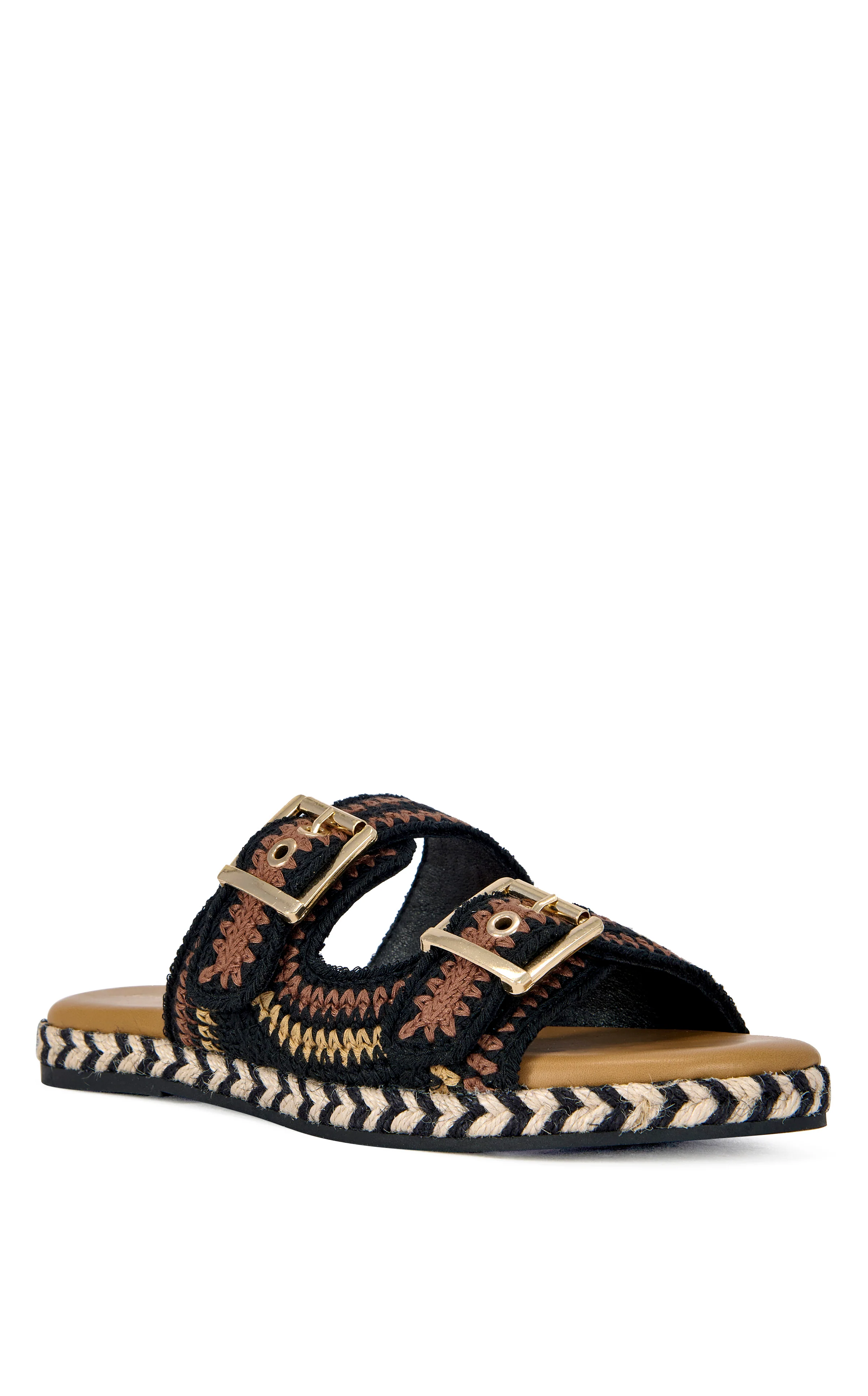 PACORRO-BLACKBROWN FLAT SANDAL - Image 2