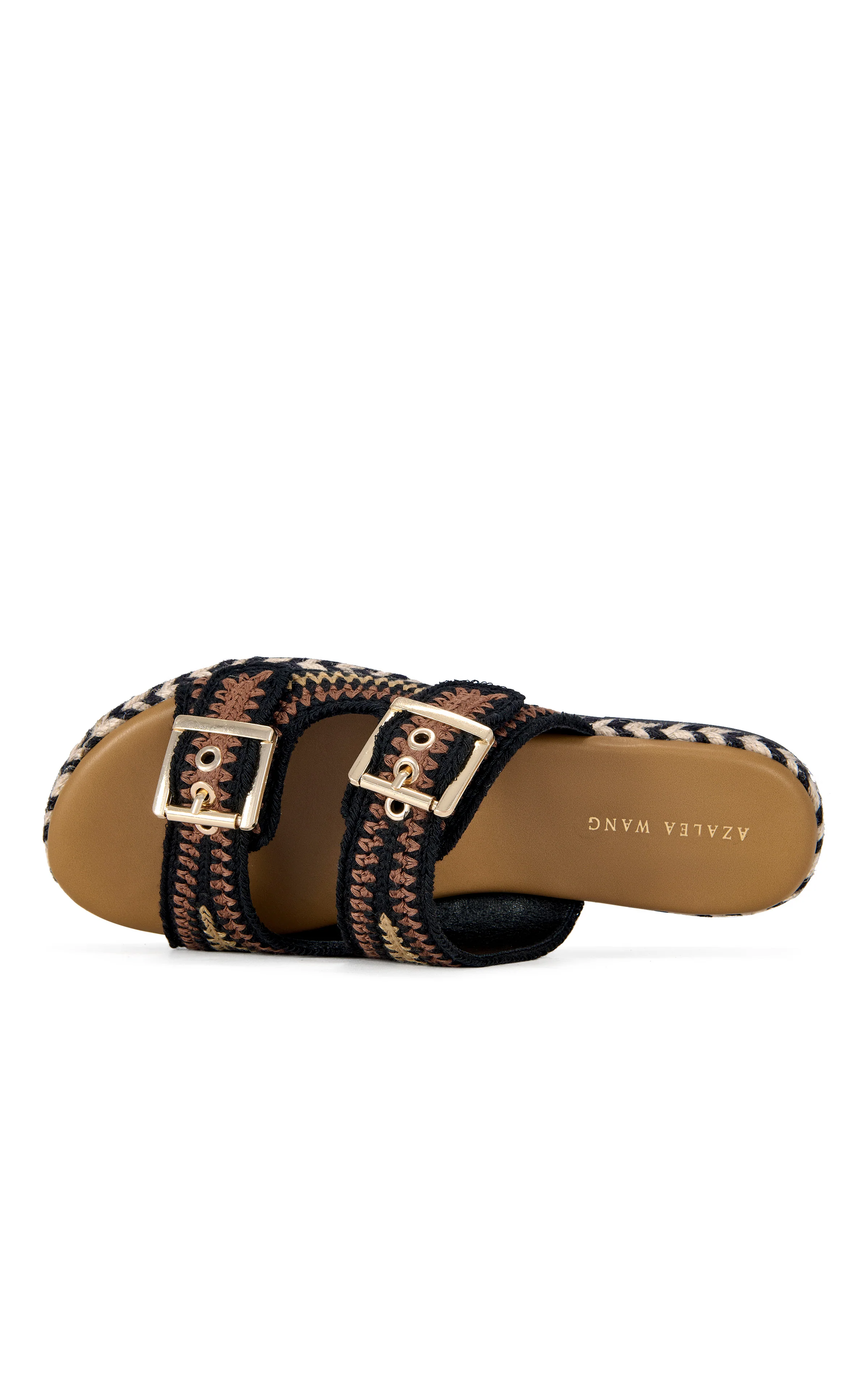 PACORRO-BLACKBROWN FLAT SANDAL - Image 4