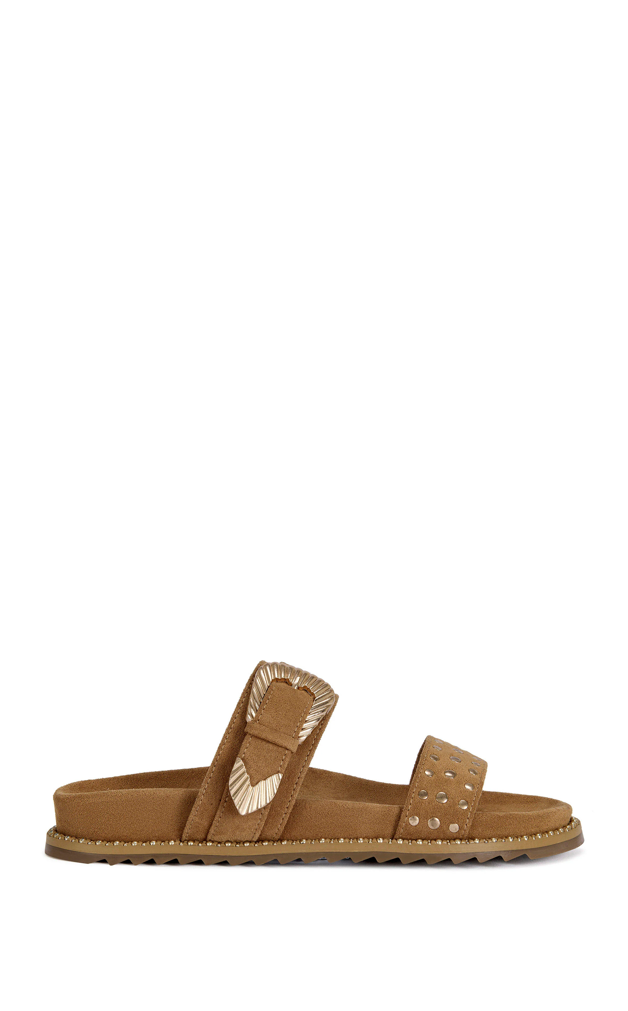 PALLAS-TAN WESTERN FLAT SANDAL