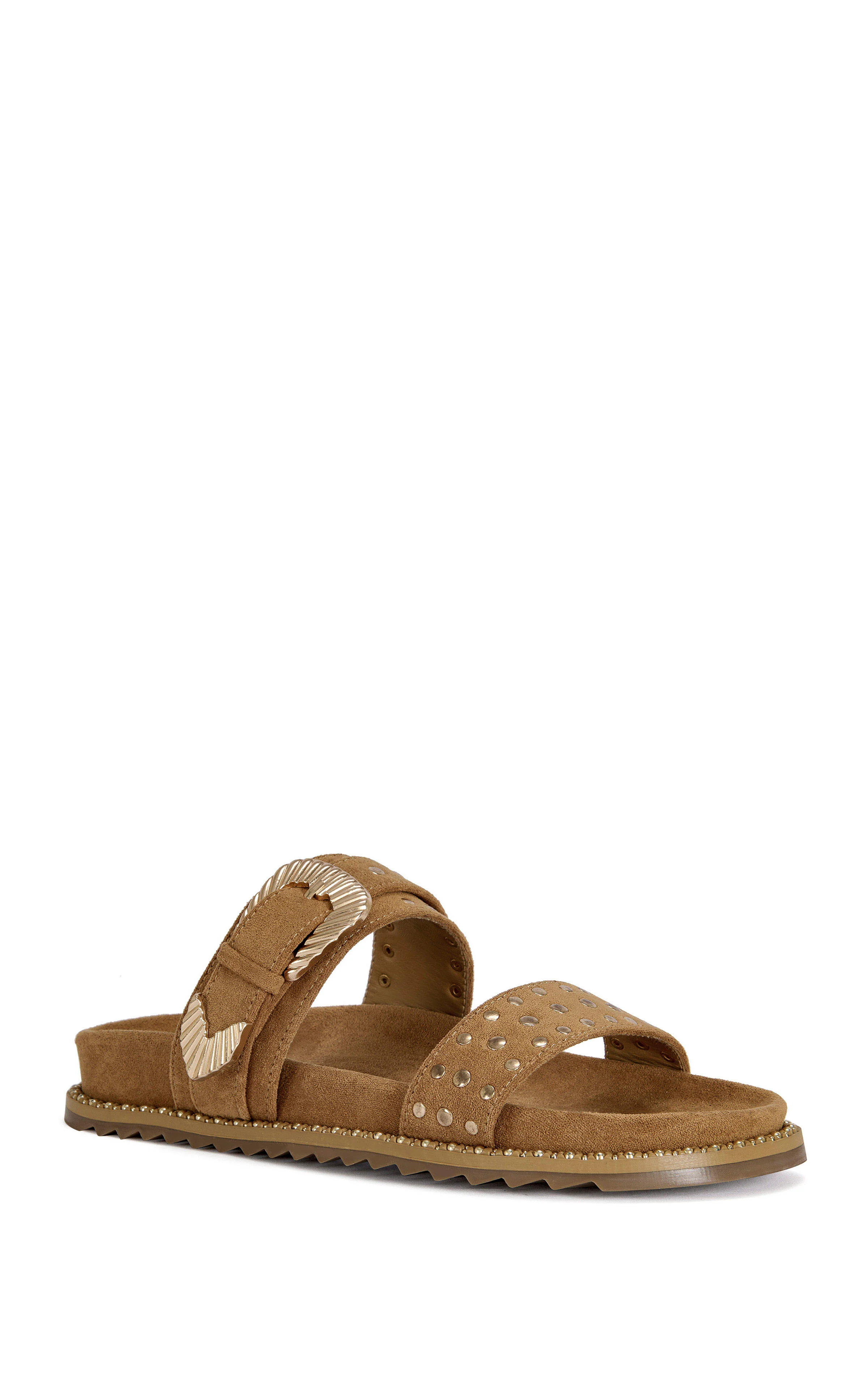 PALLAS-TAN WESTERN FLAT SANDAL - Image 2