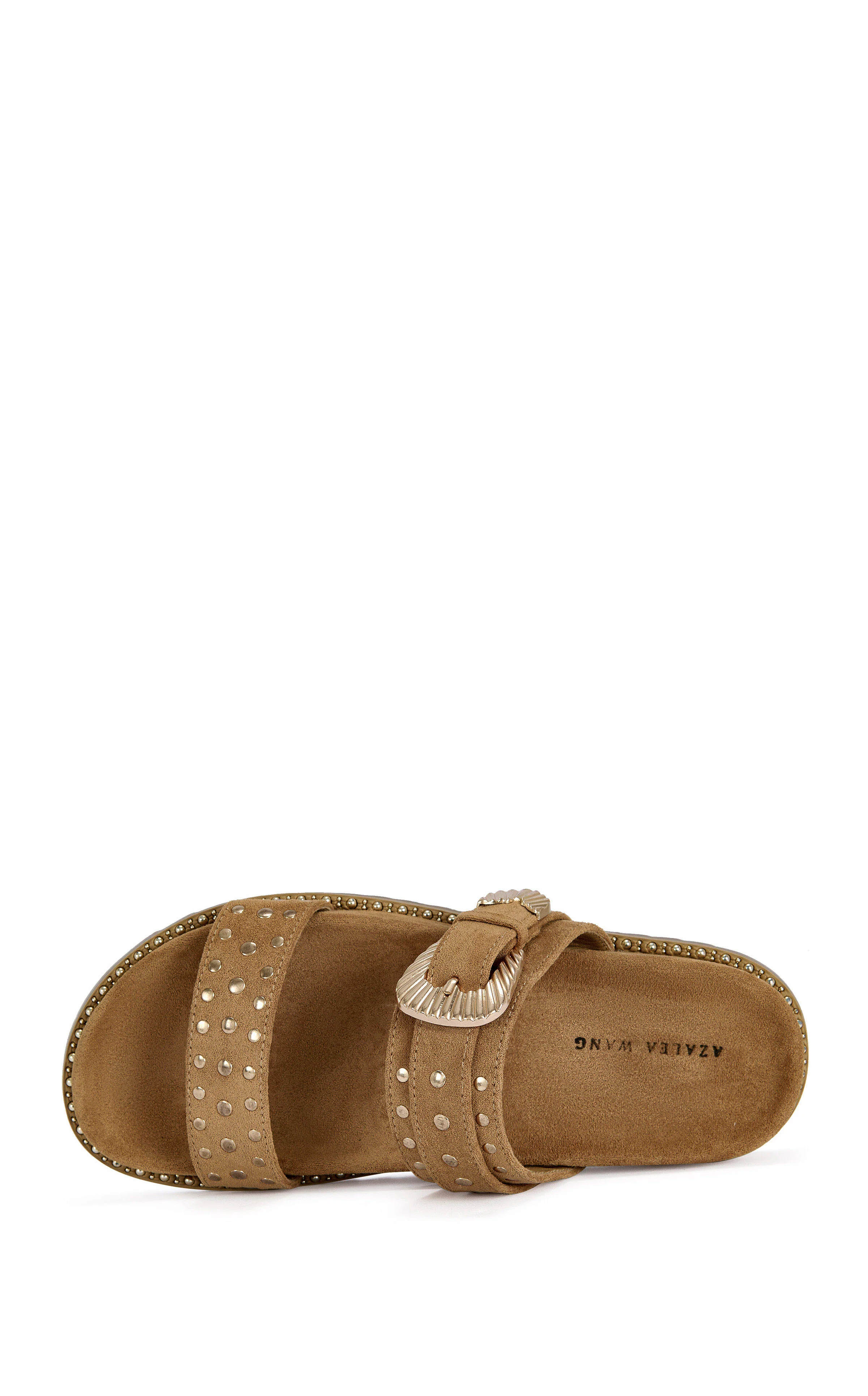 PALLAS-TAN WESTERN FLAT SANDAL - Image 4
