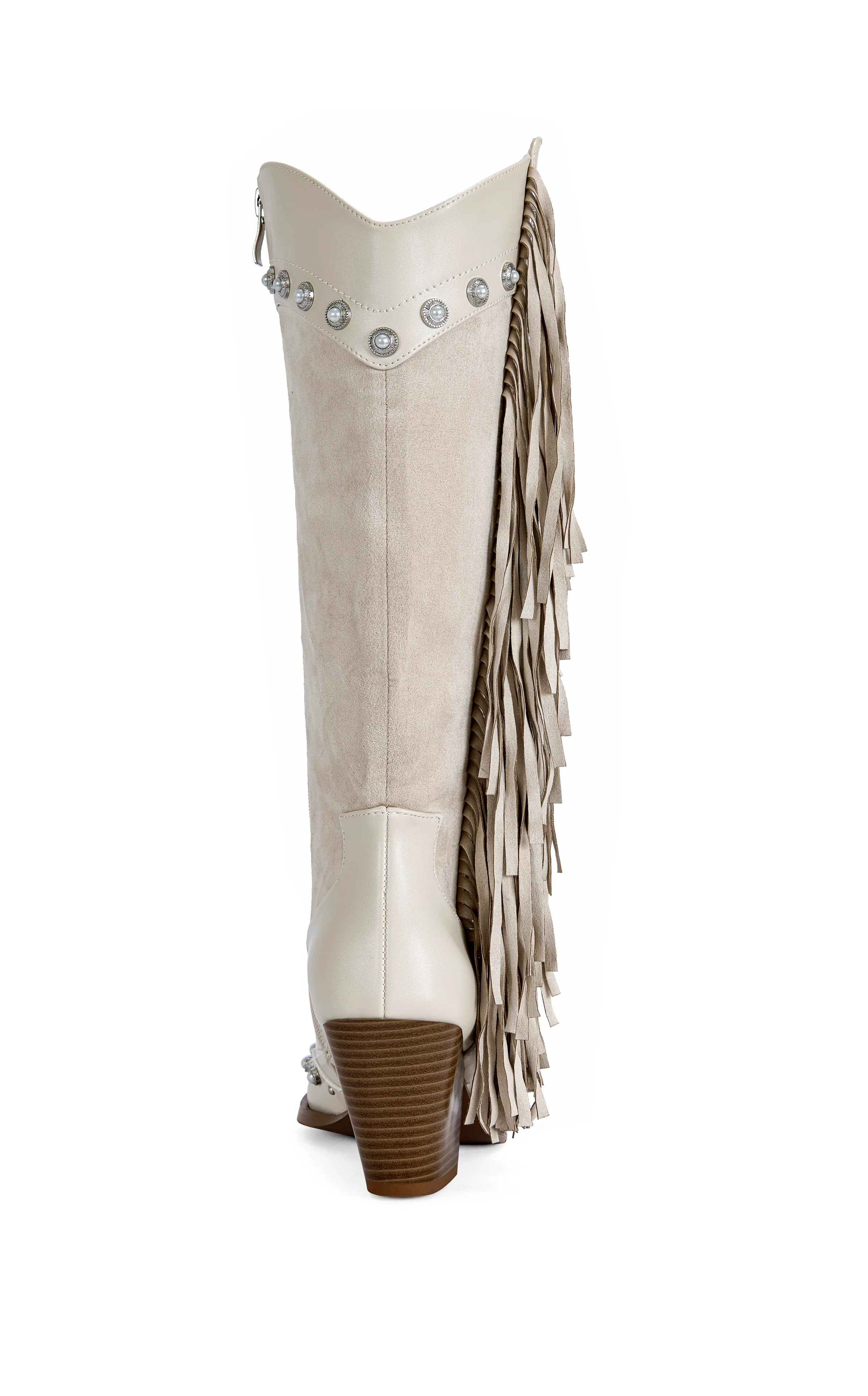PELAGIUS-CREAM WESTERN BOOT - Image 3