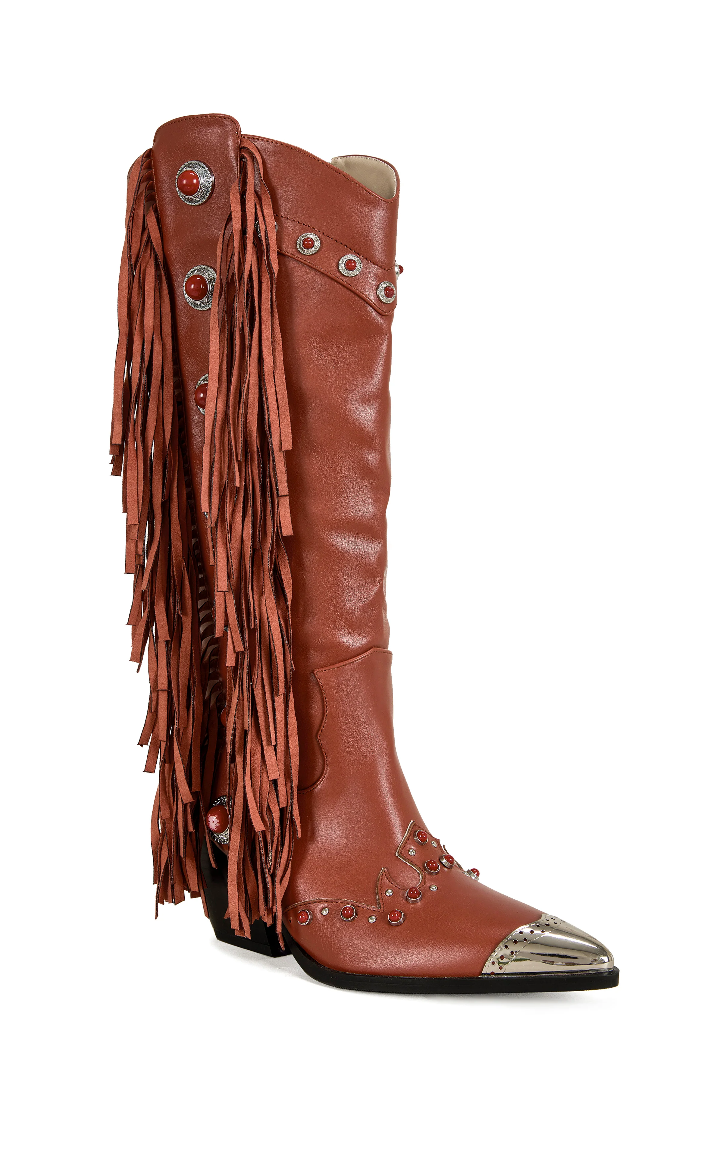 PELAGIUS-RED WESTERN BOOT - Image 3