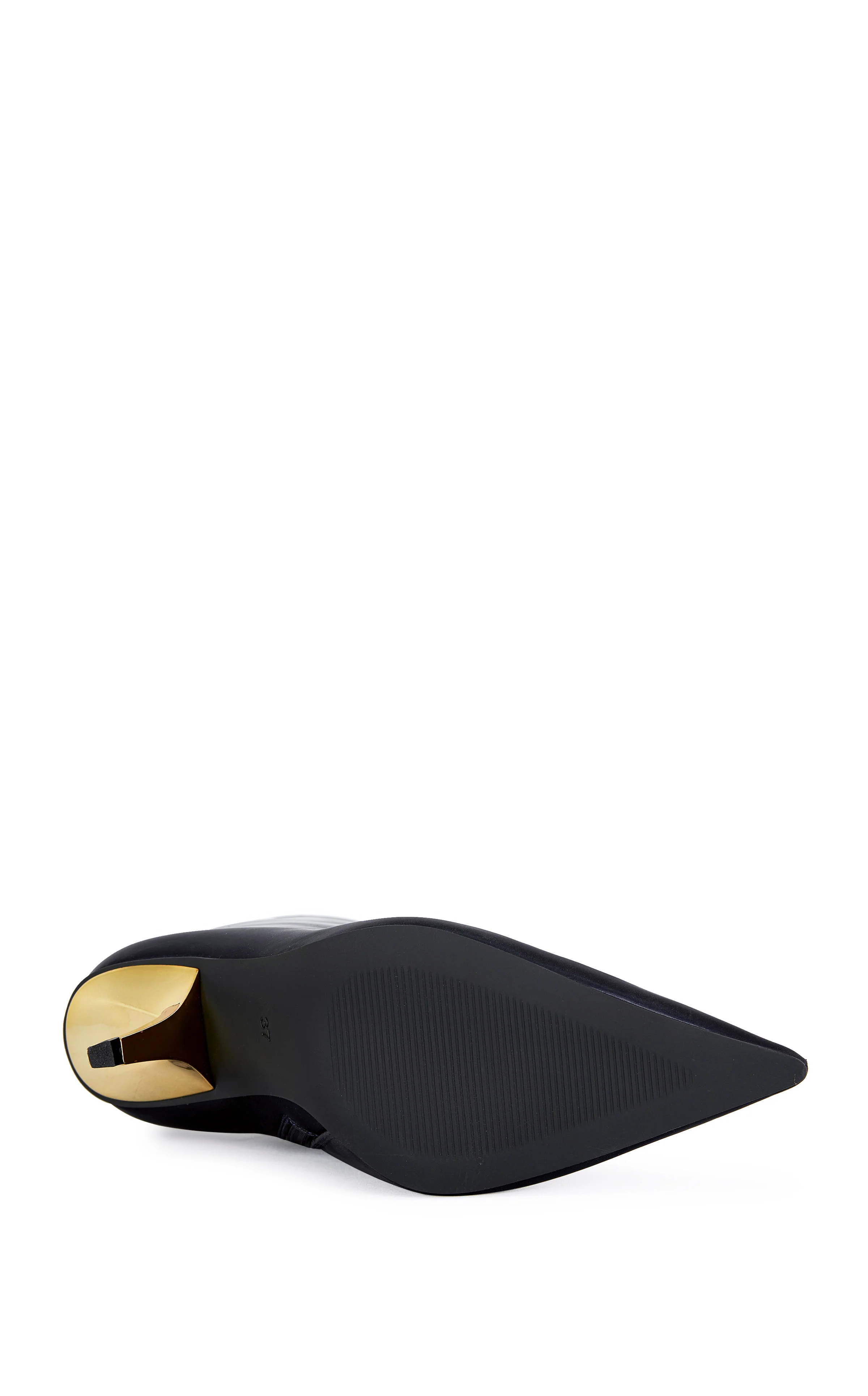 QUINNEY-NAVY LIQUID LUXE STILETTO BOOTIE - Image 5