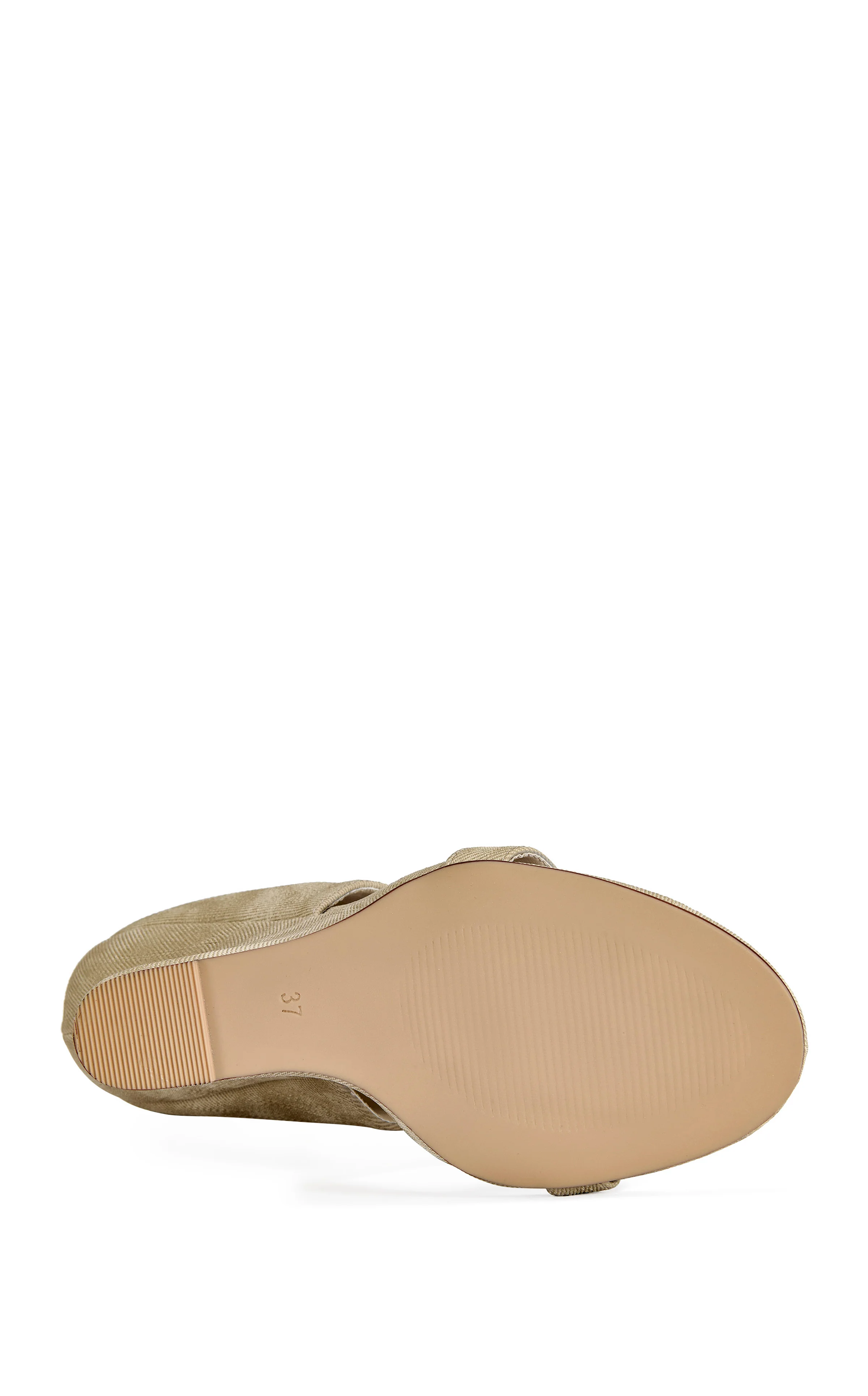 RAFFAELLO-BEIGE WEDGE SANDAL BOOTIE - Image 5