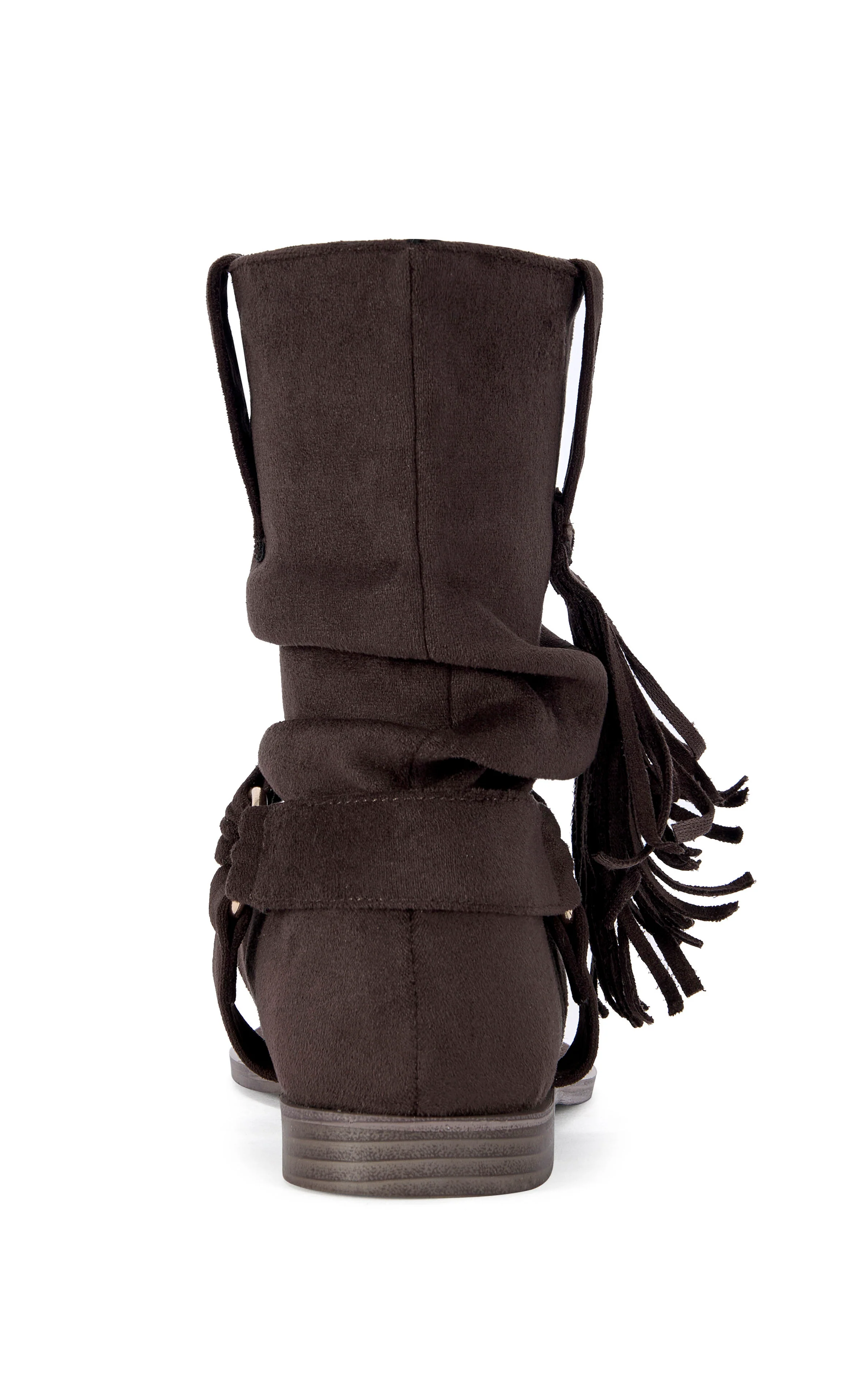 RAINER-CHOCOLATE GLADIATOR FLAT SANDAL - Image 3