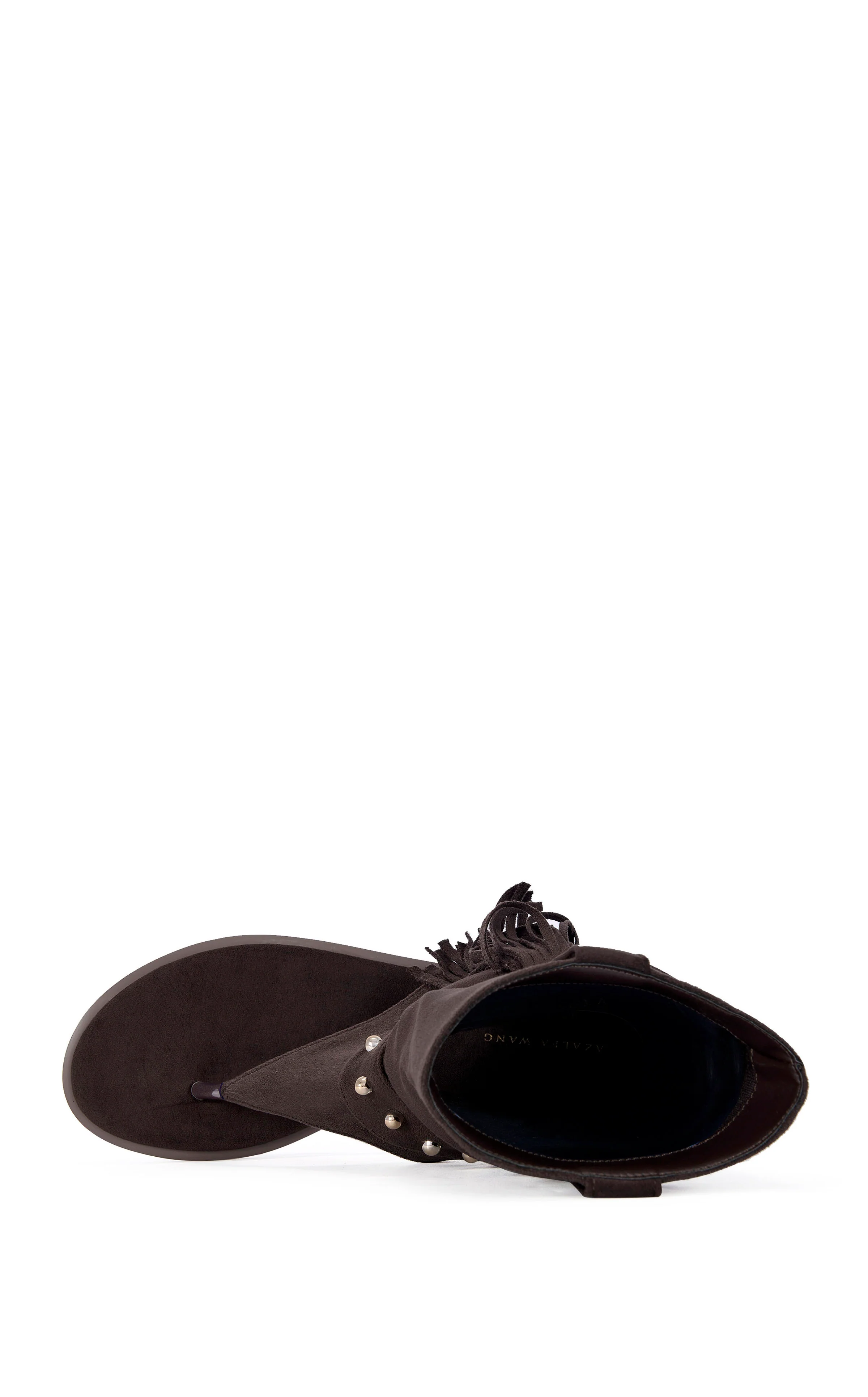 RAINER-CHOCOLATE GLADIATOR FLAT SANDAL - Image 4