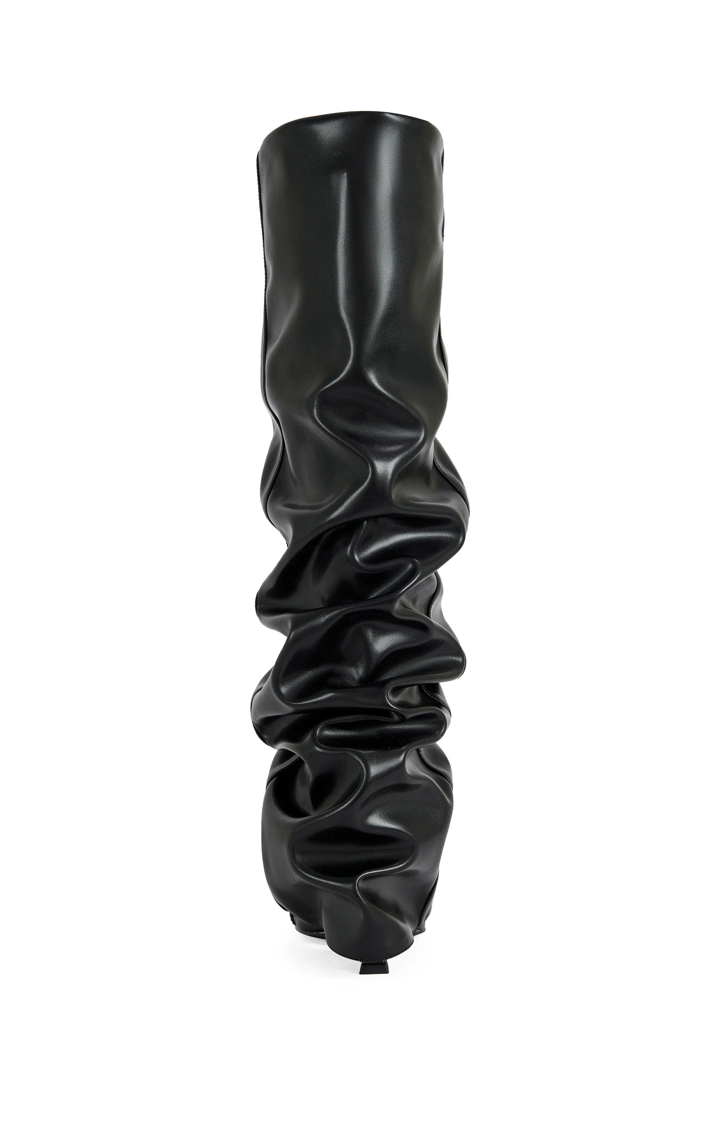RAYLAN-BLACK SLOUCH WEDGE SANDAL BOOT - Image 3
