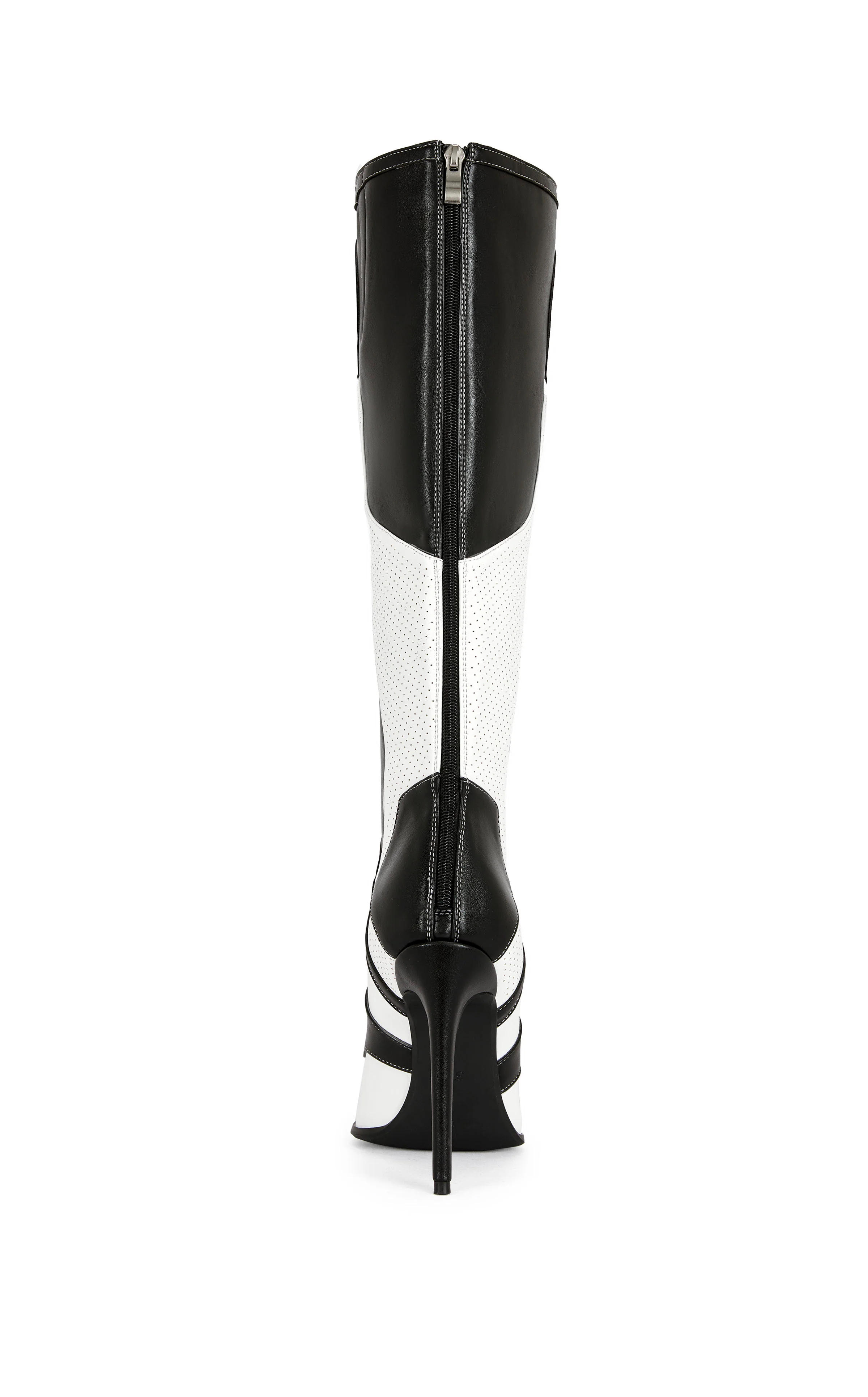 RODRIGO-BLACKWHITE RACING INSPIRED STILETTO BOOT - Image 3