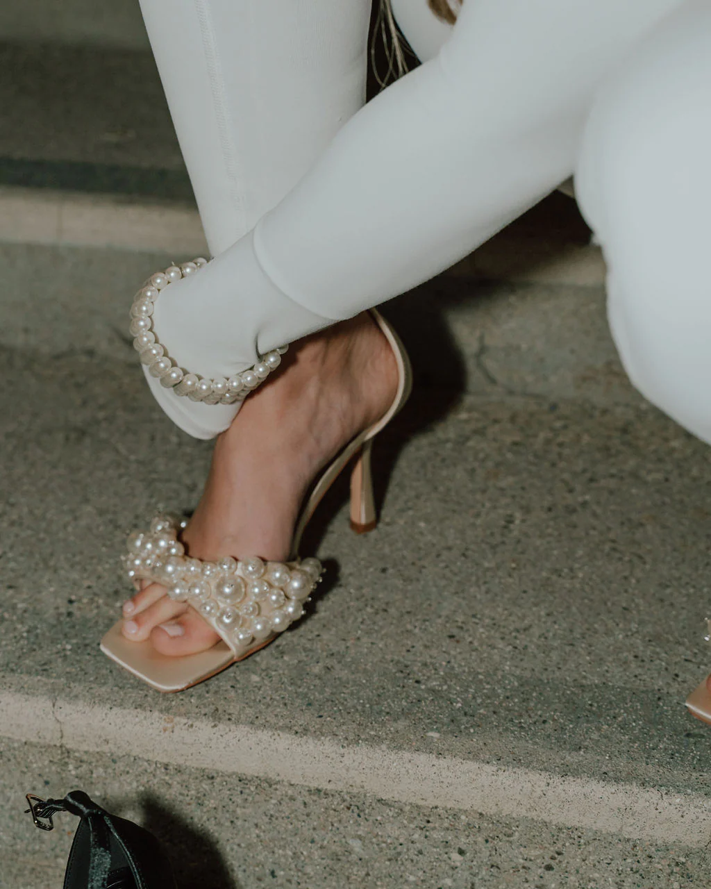 ROMILY-CHAMPAGNE STILETTO SANDAL - Image 6
