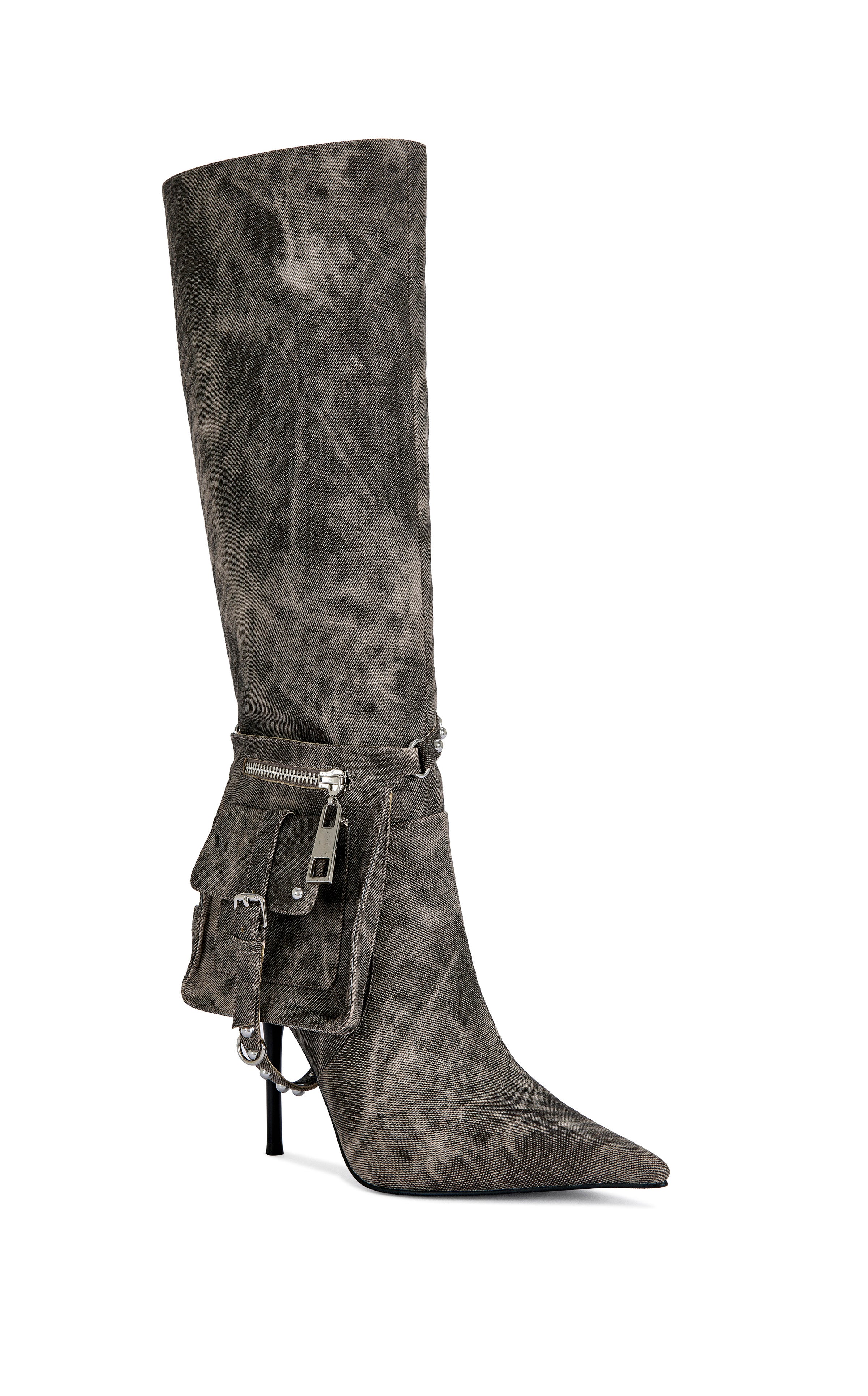 RONDEL-BROWNMULTI STILETTO BOOT - Image 3