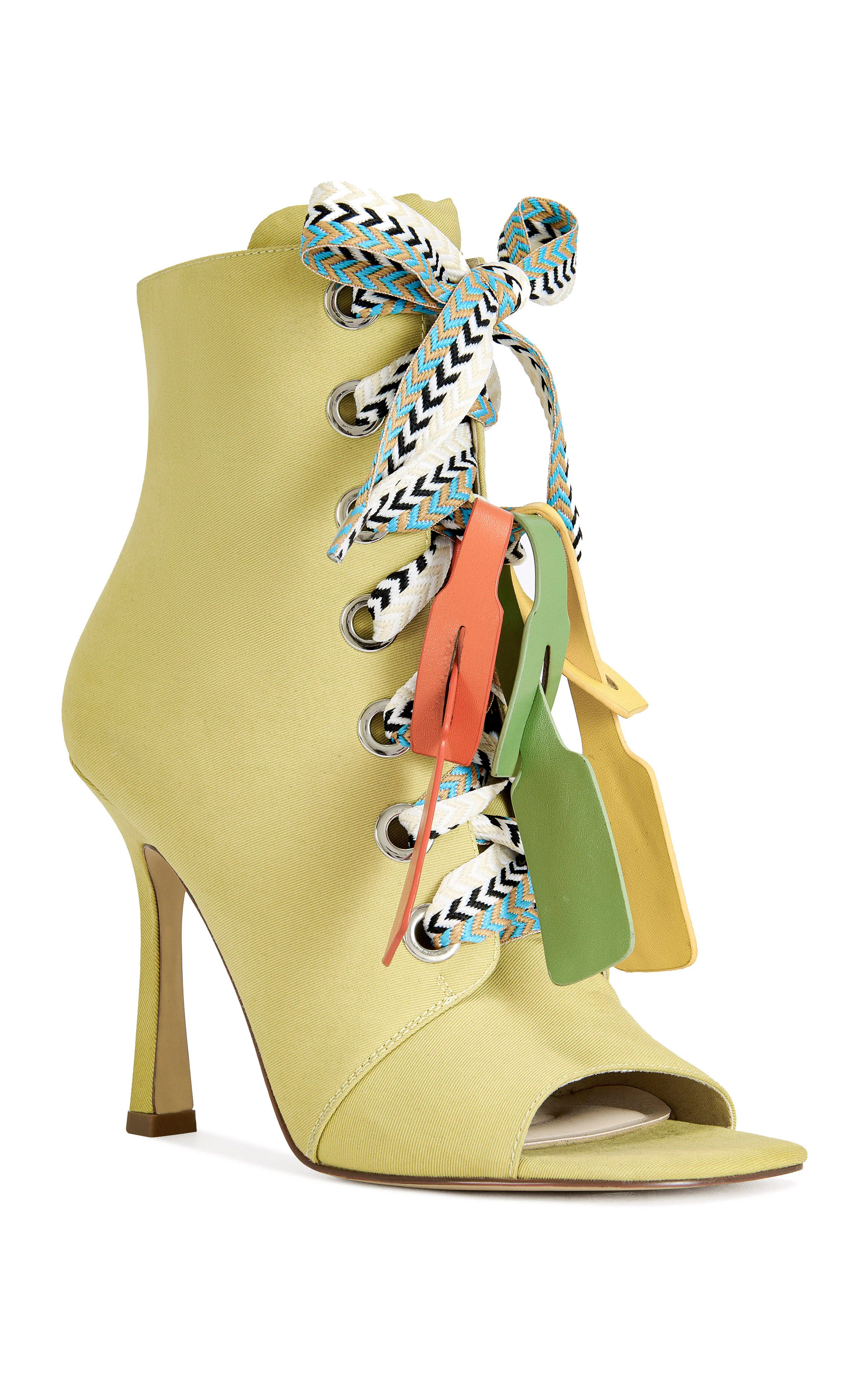 ROVEA-KHAKI STILETTO BOOTIE - Image 2
