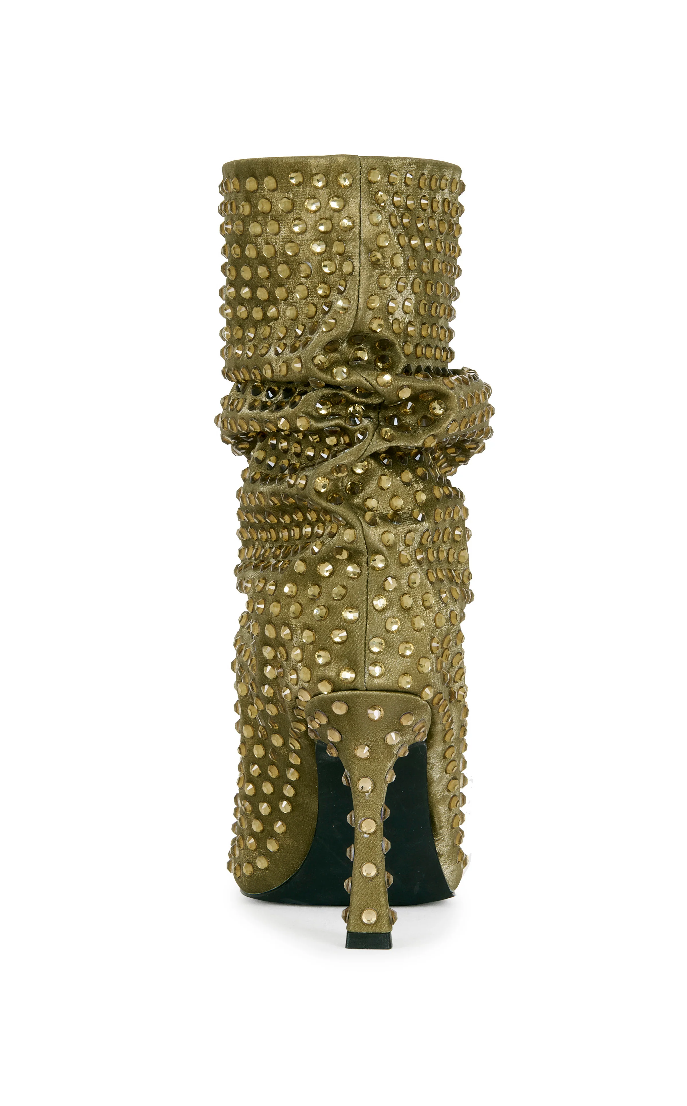 ROZSI-BRONZE PEEP TOE STILETTO BOOTIE - Image 2