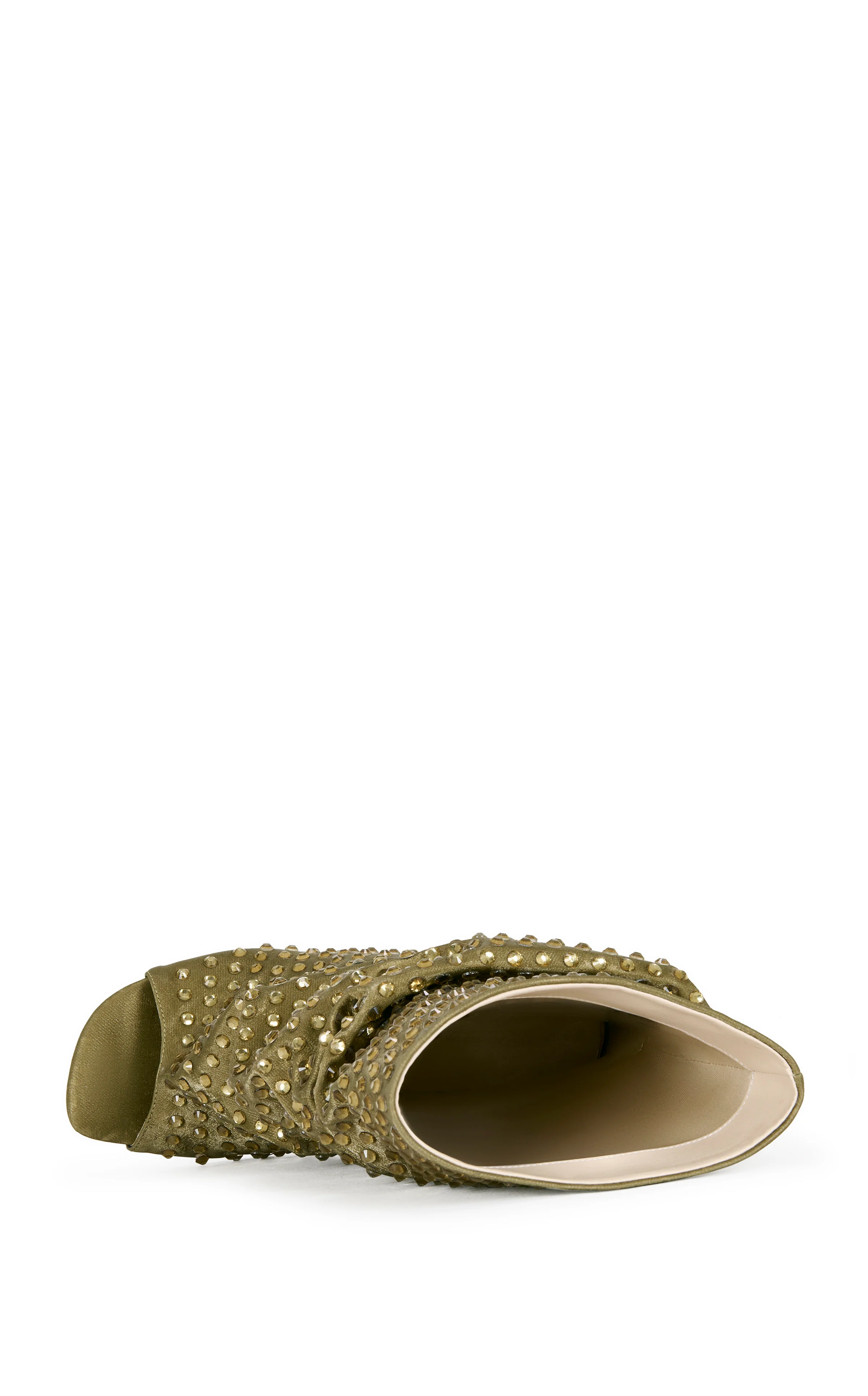 ROZSI-BRONZE PEEP TOE STILETTO BOOTIE - Image 3
