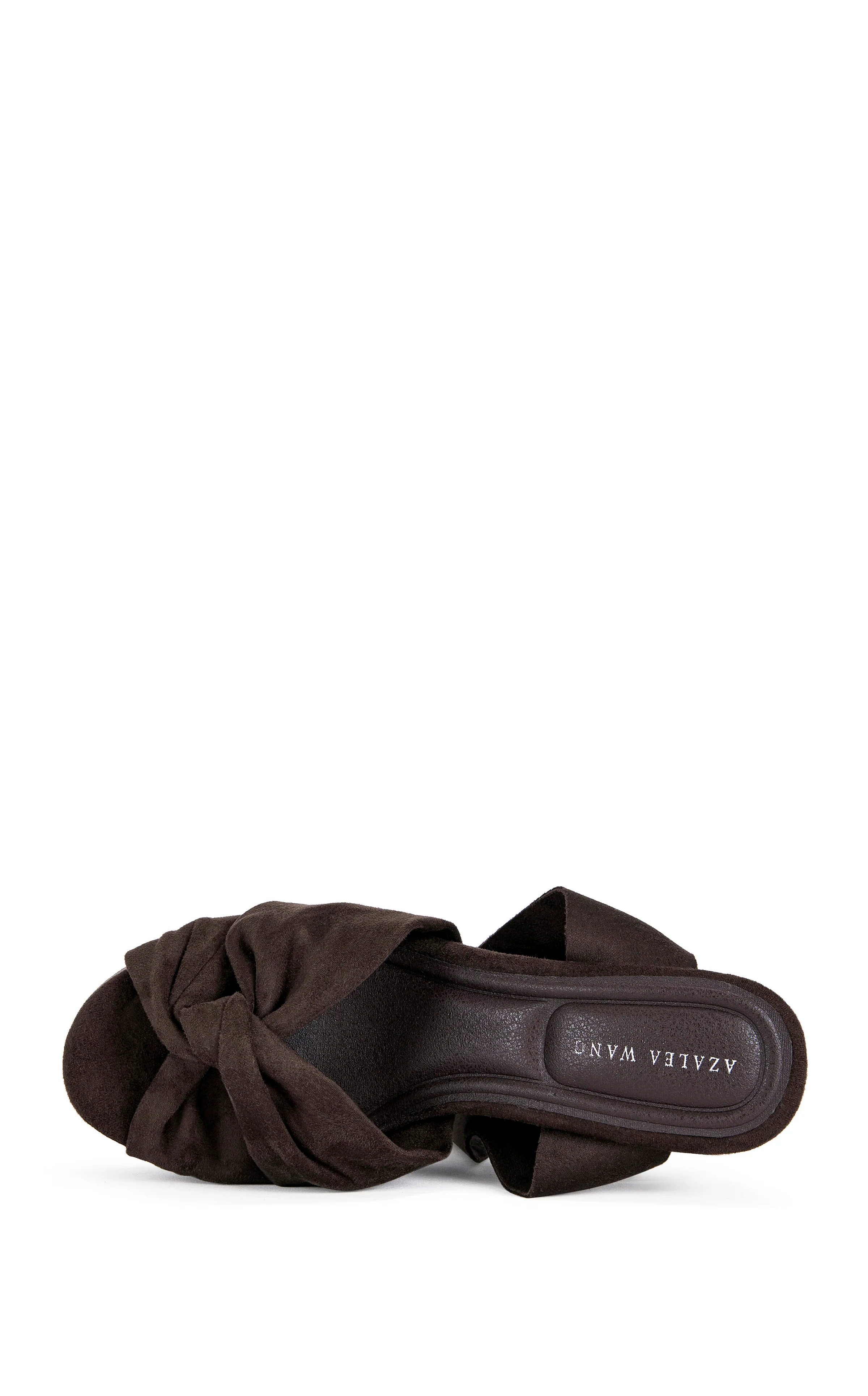 SAKI-CHOCOLATE PLATFORM WRAP-AROUND SANDAL - Image 4