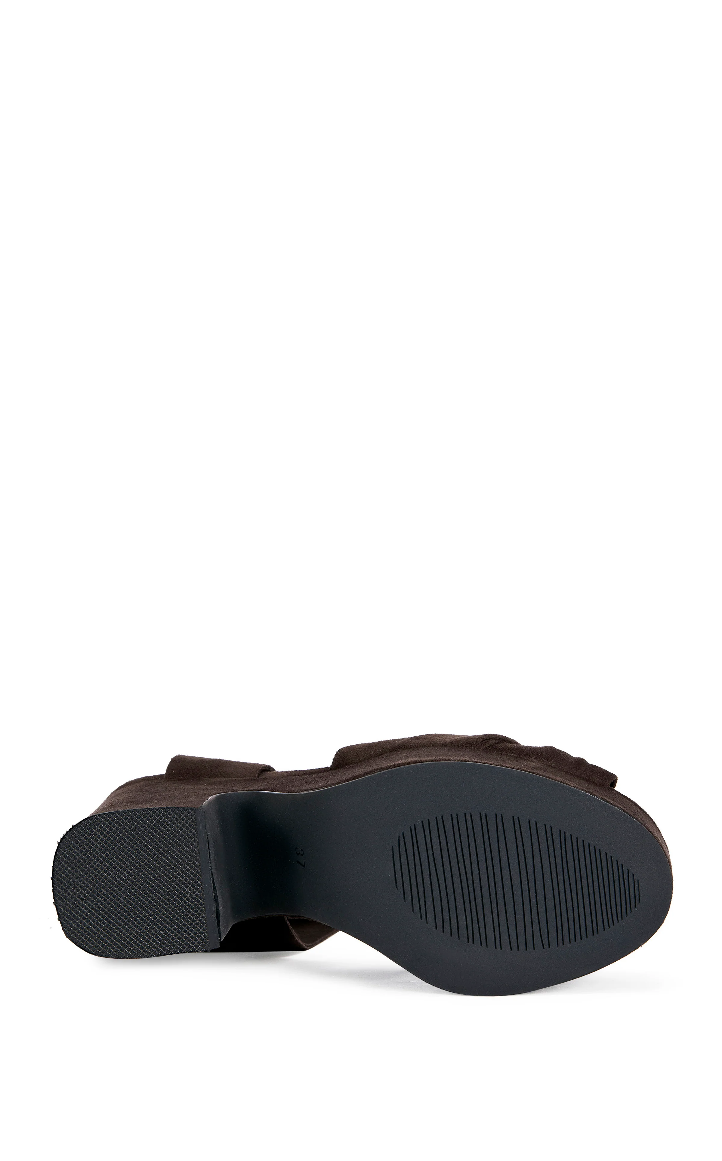 SAKI-CHOCOLATE PLATFORM WRAP-AROUND SANDAL - Image 5