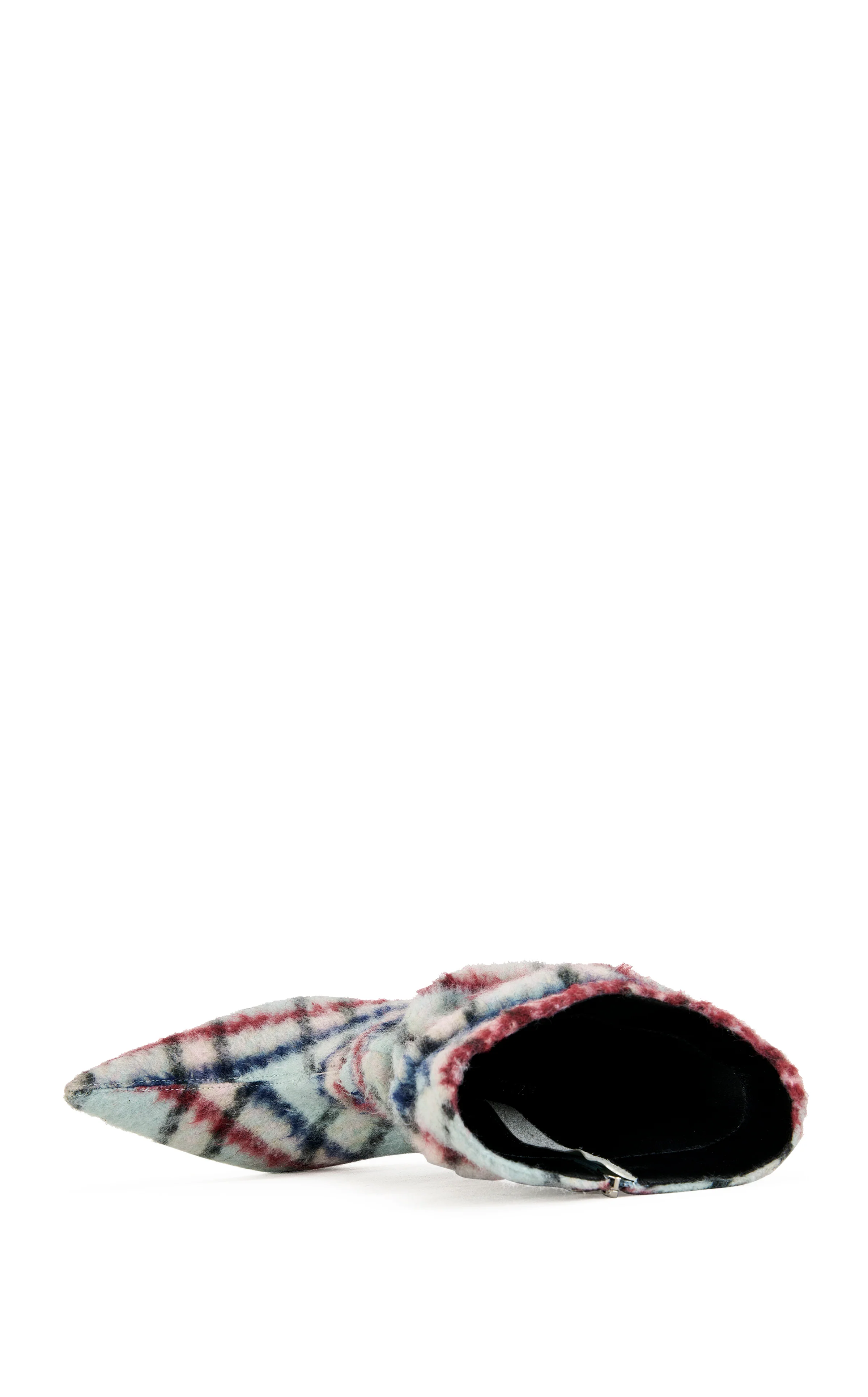 SANJIV-BLUEMULTI PLAID STILETTO BOOTIE - Image 6