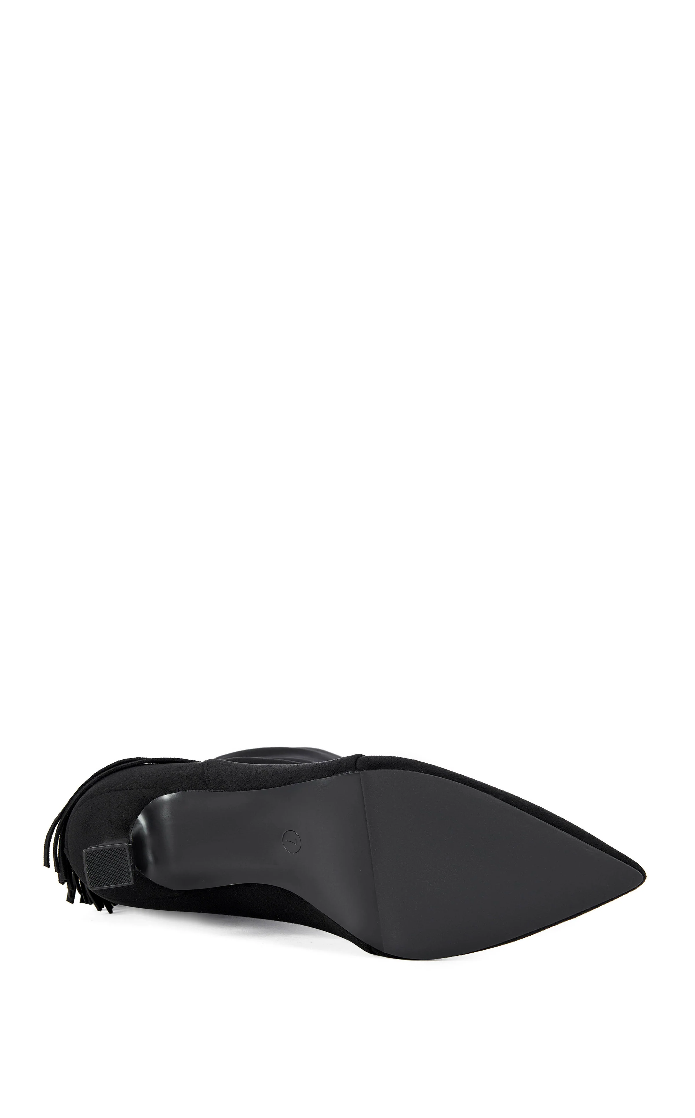 SARIAH-BLACK FRINGE BOOTIE - Image 5
